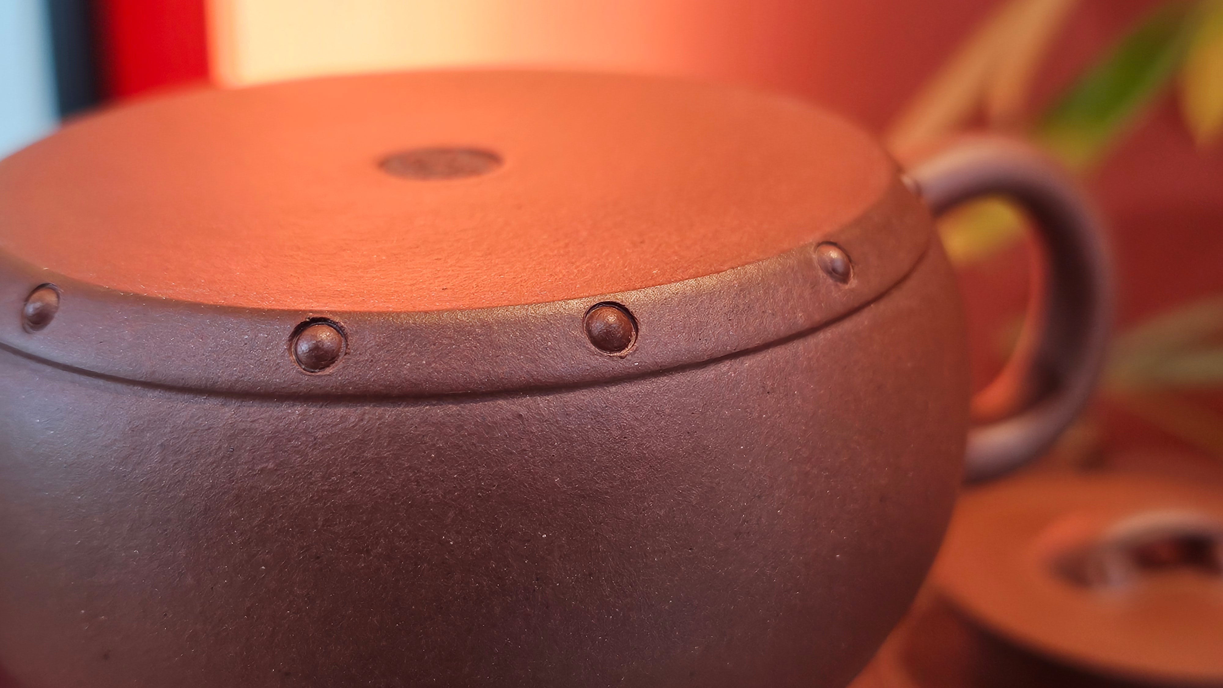 Ru Yi Gu 如意鼓, 207.3ml, Di Cao Qing Zi Ni 底槽青紫泥, by our Craftsman Li Qiu Lin 李秋林 ~ Congratulations to Mr A.Y., 1104hrs 1st June 2025, Millbrae, CA.