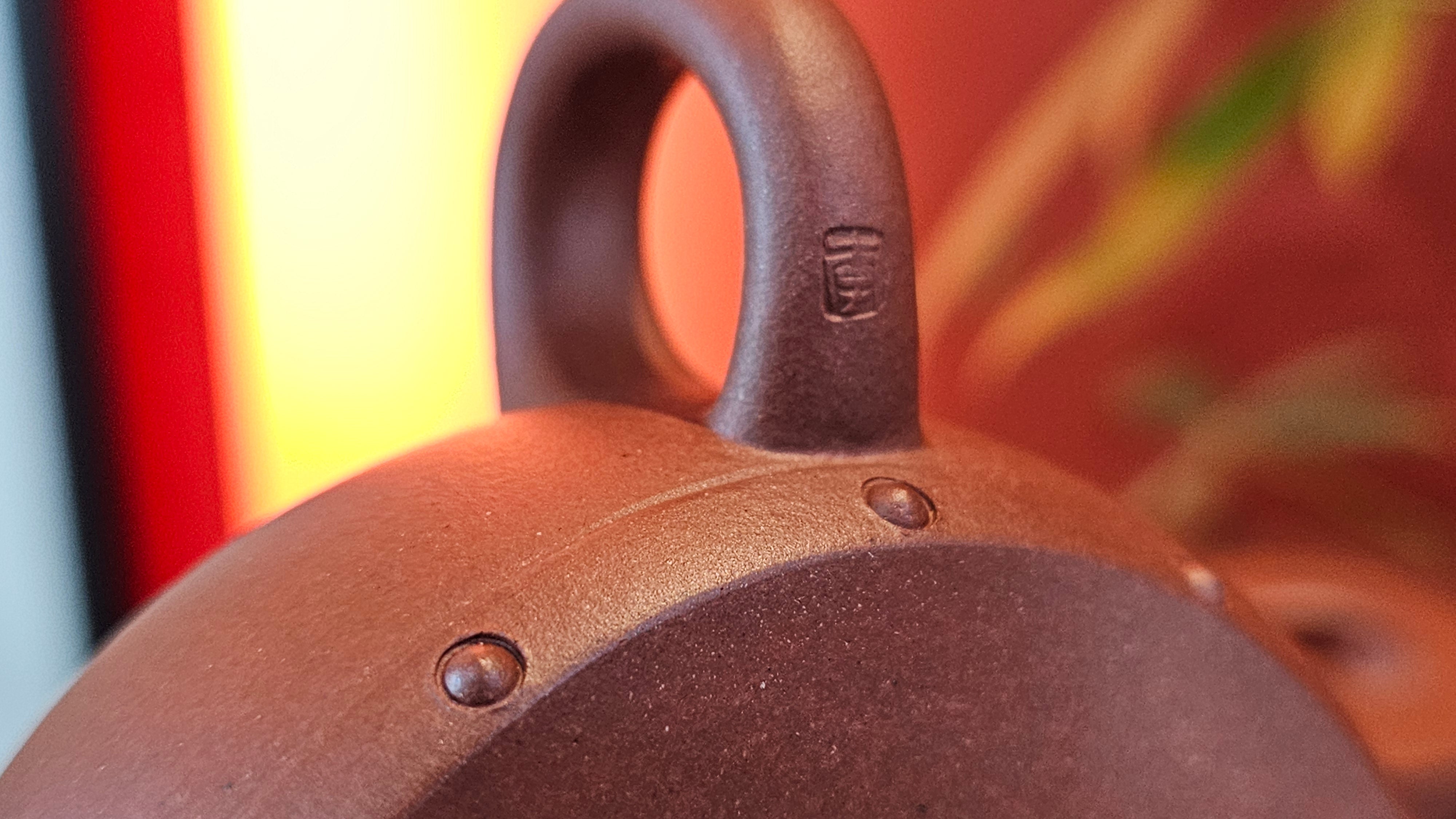 Ru Yi Gu 如意鼓, 207.3ml, Di Cao Qing Zi Ni 底槽青紫泥, by our Craftsman Li Qiu Lin 李秋林 ~ Congratulations to Mr A.Y., 1104hrs 1st June 2025, Millbrae, CA.