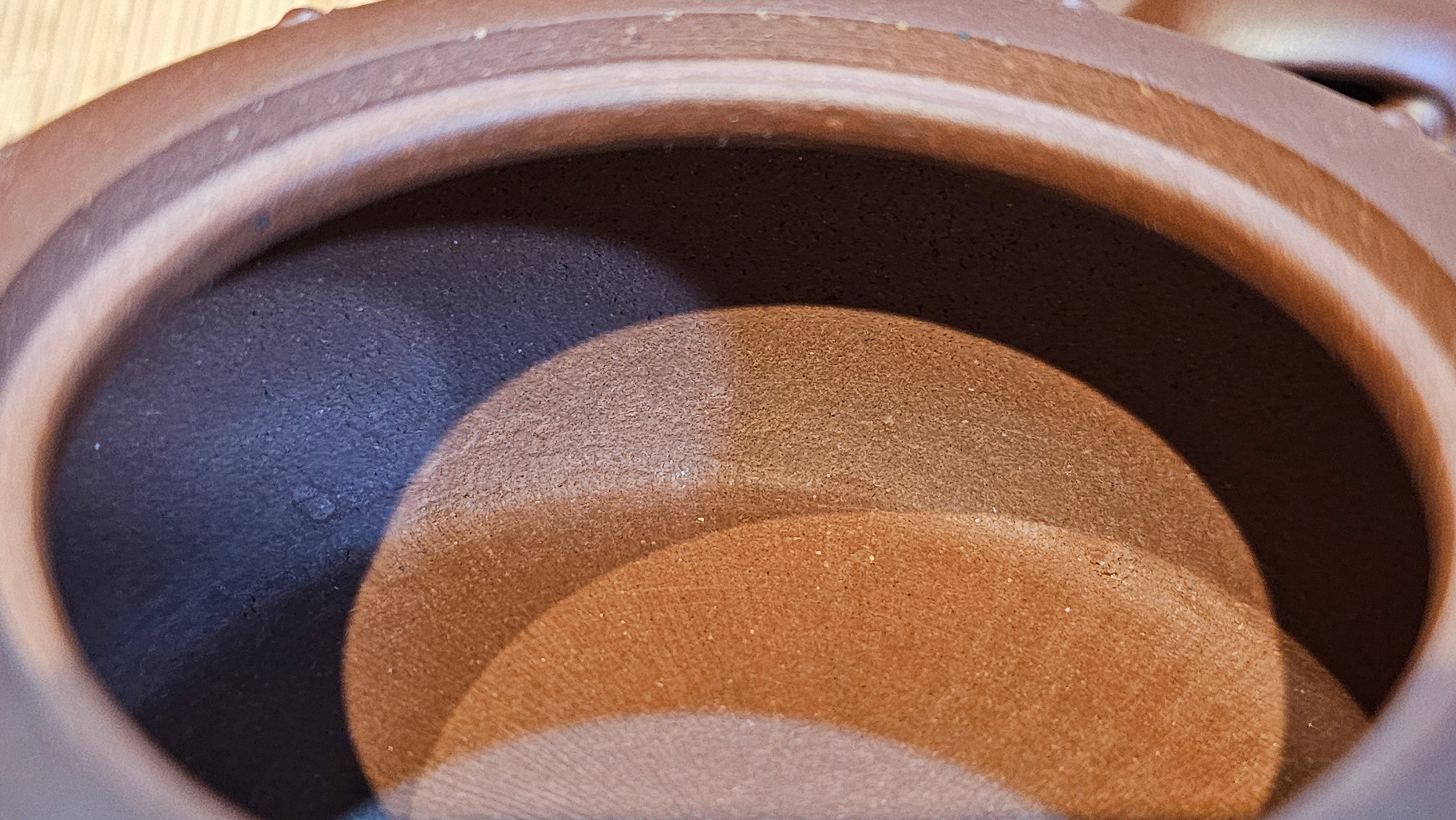 Ru Yi Gu 如意鼓, 207.3ml, Di Cao Qing Zi Ni 底槽青紫泥, by our Craftsman Li Qiu Lin 李秋林 ~ Congratulations to Mr A.Y., 1104hrs 1st June 2025, Millbrae, CA.