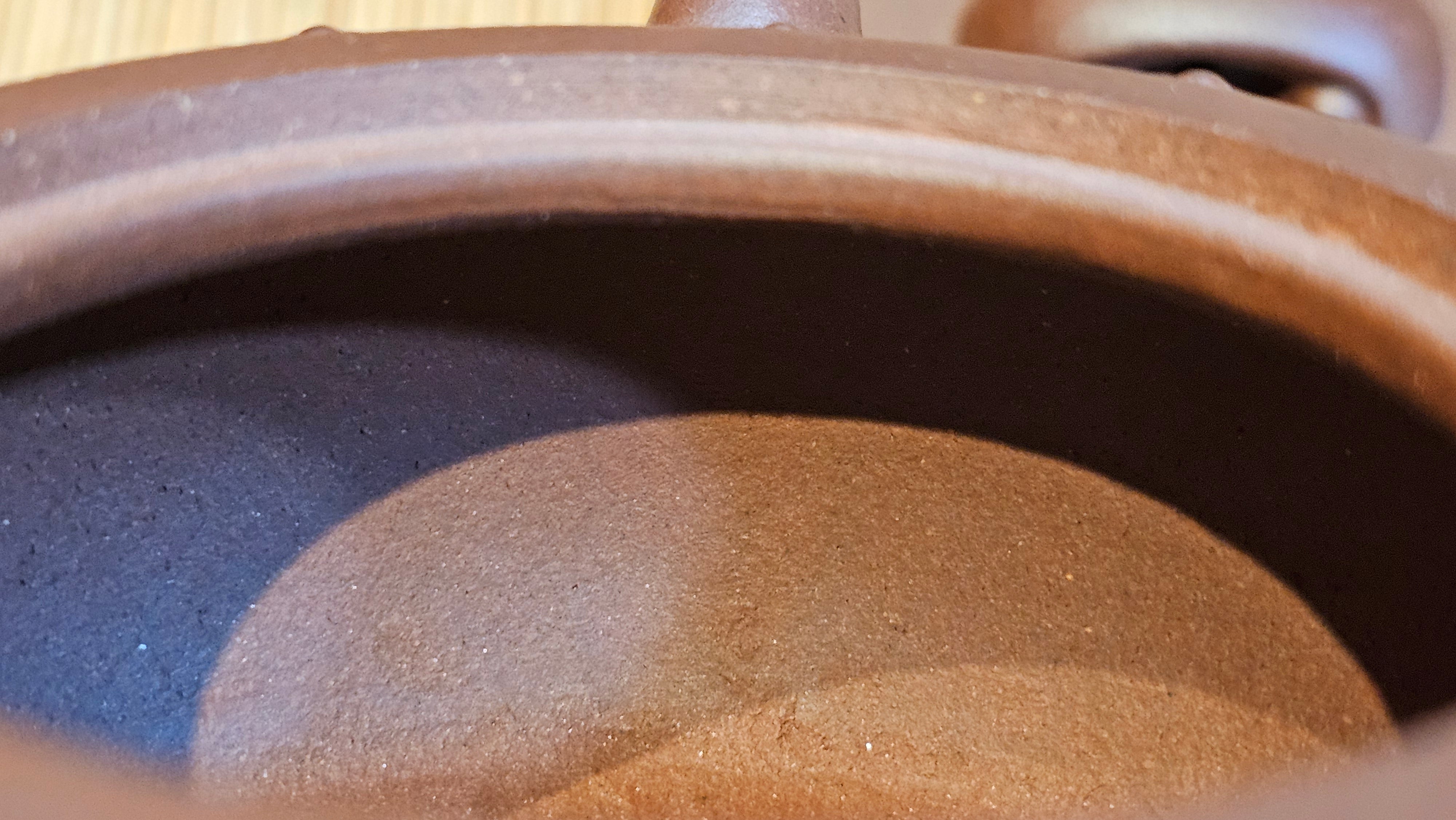 Ru Yi Gu 如意鼓, 207.3ml, Di Cao Qing Zi Ni 底槽青紫泥, by our Craftsman Li Qiu Lin 李秋林 ~ Congratulations to Mr A.Y., 1104hrs 1st June 2025, Millbrae, CA.