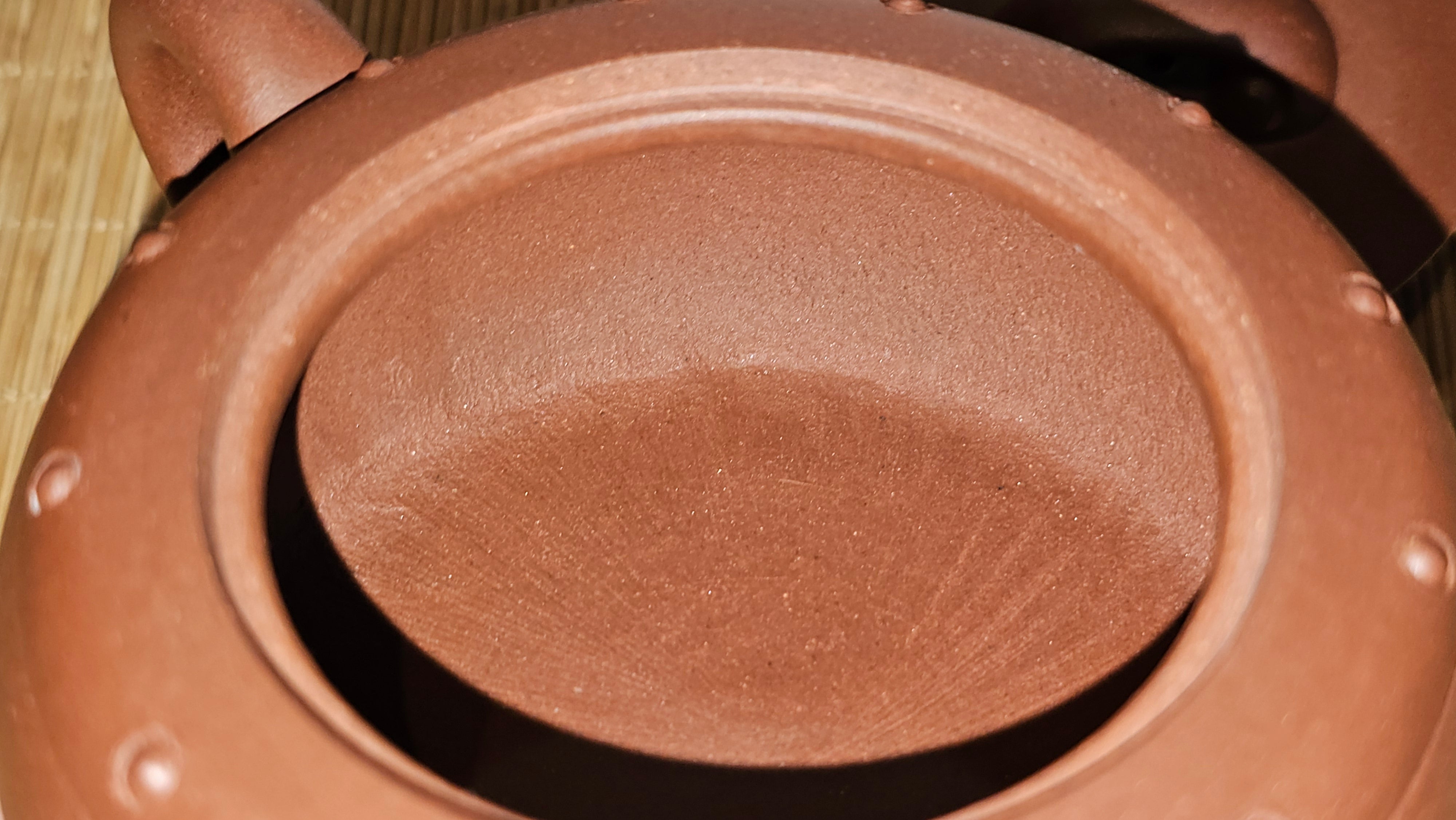 Ru Yi Gu 如意鼓, 207.3ml, Di Cao Qing Zi Ni 底槽青紫泥, by our Craftsman Li Qiu Lin 李秋林 ~ Congratulations to Mr A.Y., 1104hrs 1st June 2025, Millbrae, CA.