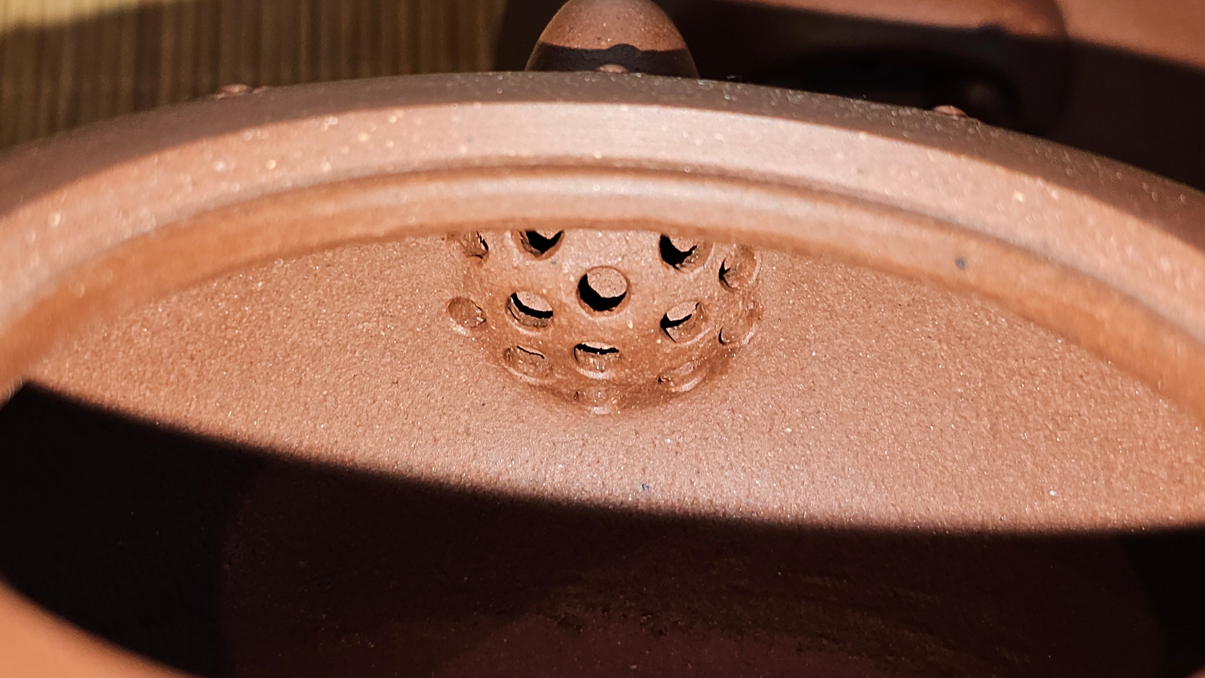 Ru Yi Gu 如意鼓, 207.3ml, Di Cao Qing Zi Ni 底槽青紫泥, by our Craftsman Li Qiu Lin 李秋林 ~ Congratulations to Mr A.Y., 1104hrs 1st June 2025, Millbrae, CA.