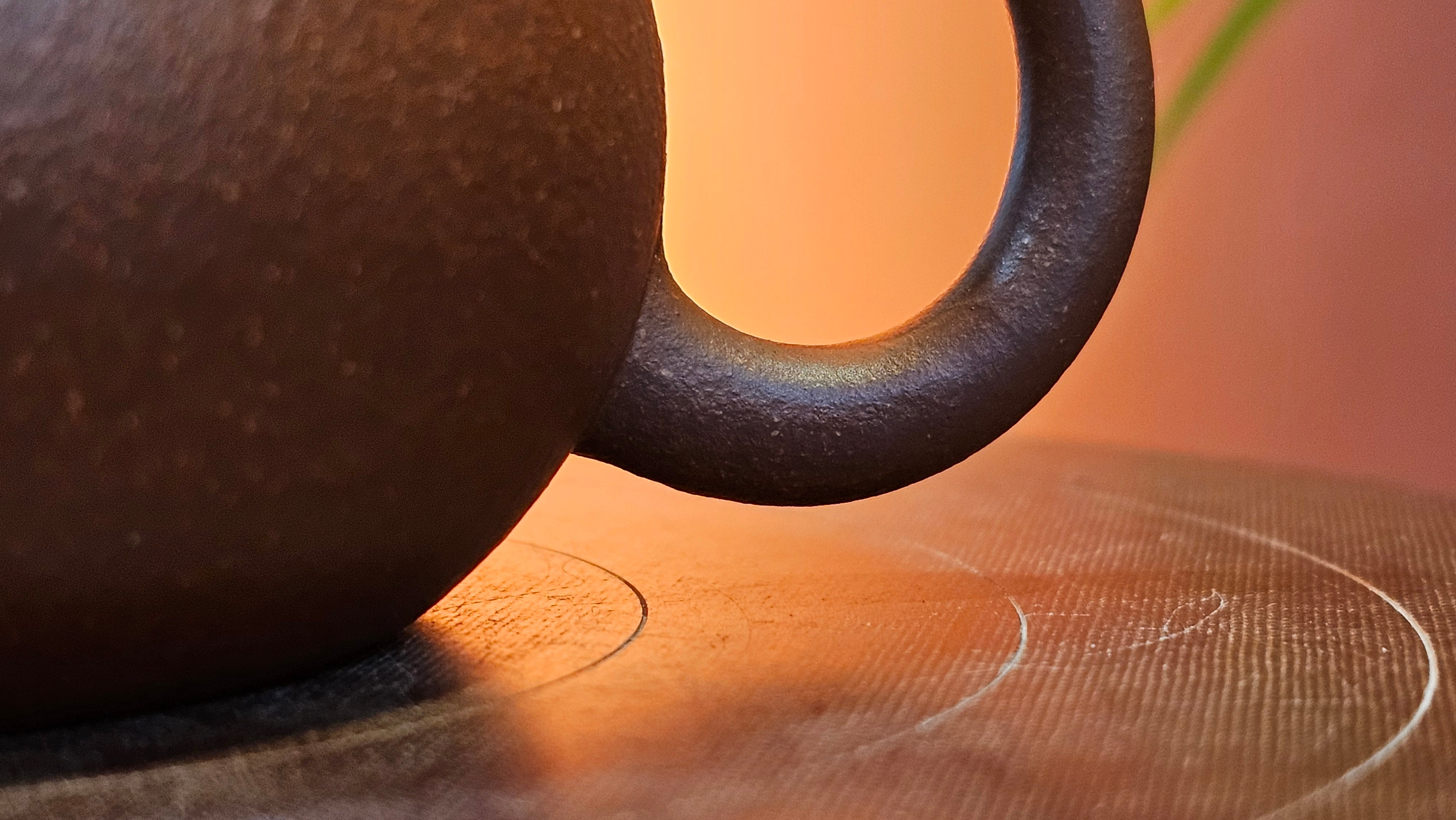 Xi Shi 西施, 137.1ml, Hong Jiang Po Ni (rarer form of Jiang Po Ni) 红降坡泥, by our Collaborative Craftsman Chen Gui Zhi 陈桂枝 ~ Congratulations to Mr M.C., 1051hrs 1st June 2025, Fresno, CA.