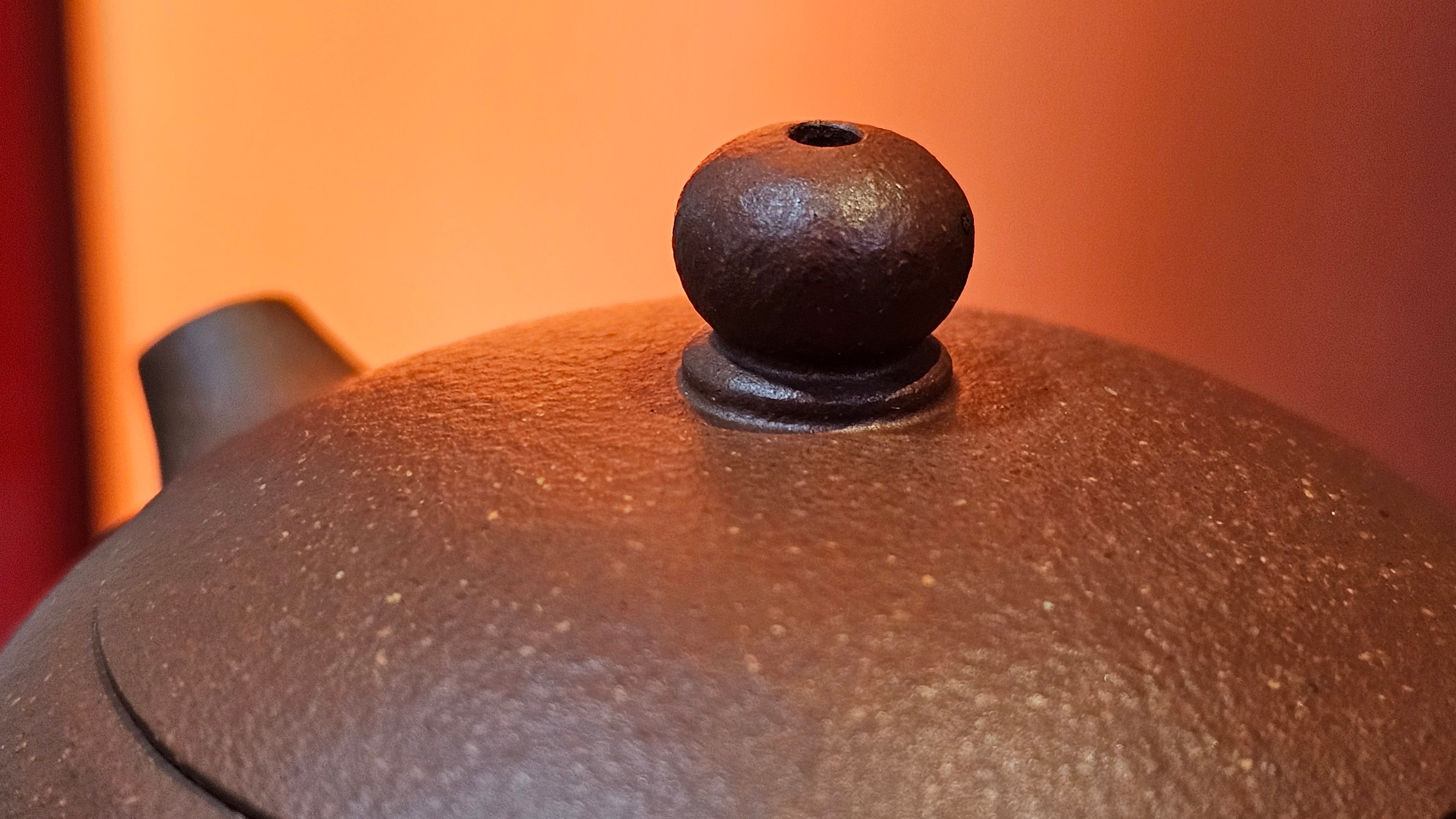 Xi Shi 西施, 137.1ml, Hong Jiang Po Ni (rarer form of Jiang Po Ni) 红降坡泥, by our Collaborative Craftsman Chen Gui Zhi 陈桂枝 ~ Congratulations to Mr M.C., 1051hrs 1st June 2025, Fresno, CA.