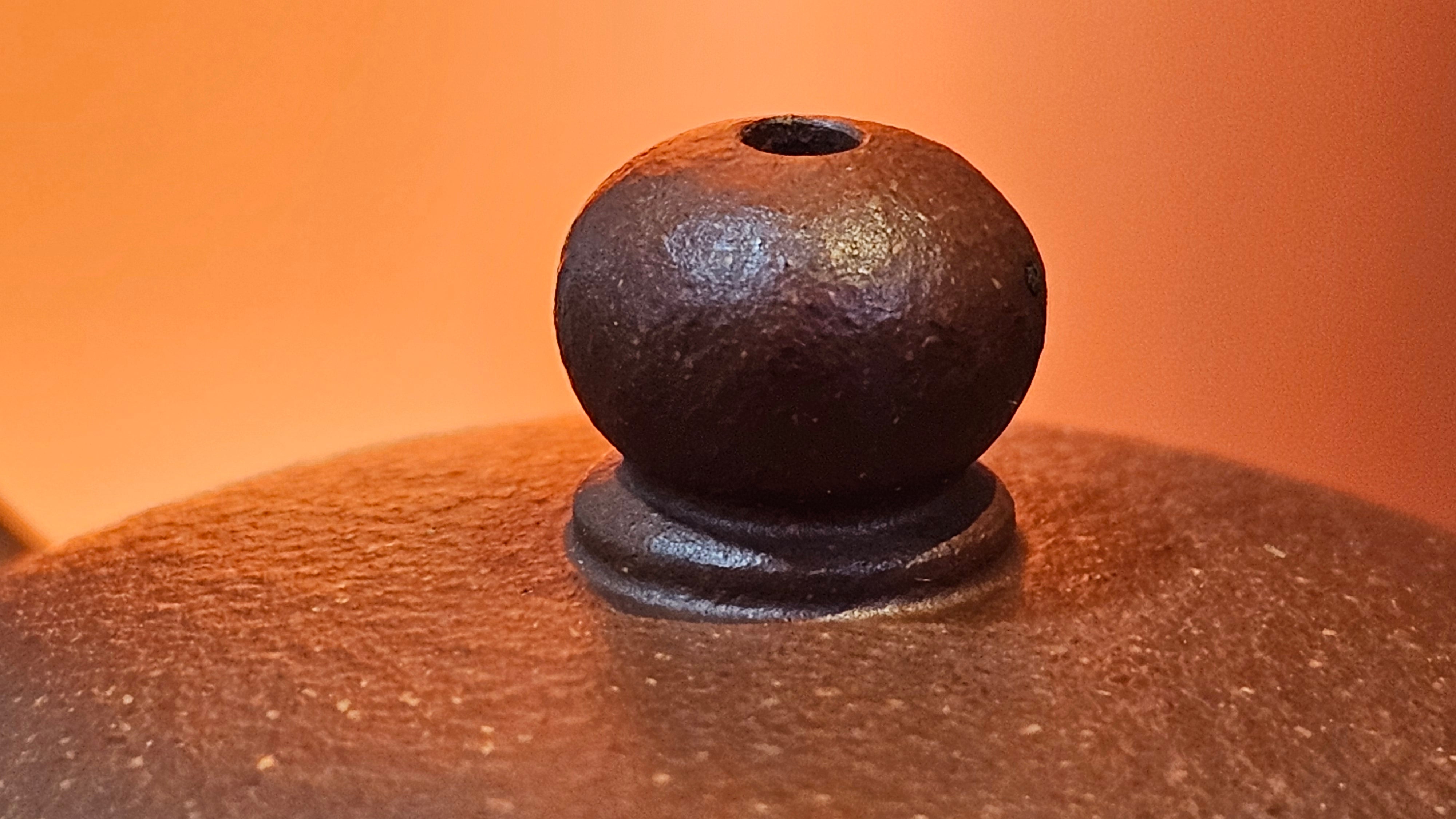 Xi Shi 西施, 137.1ml, Hong Jiang Po Ni (rarer form of Jiang Po Ni) 红降坡泥, by our Collaborative Craftsman Chen Gui Zhi 陈桂枝 ~ Congratulations to Mr M.C., 1051hrs 1st June 2025, Fresno, CA.