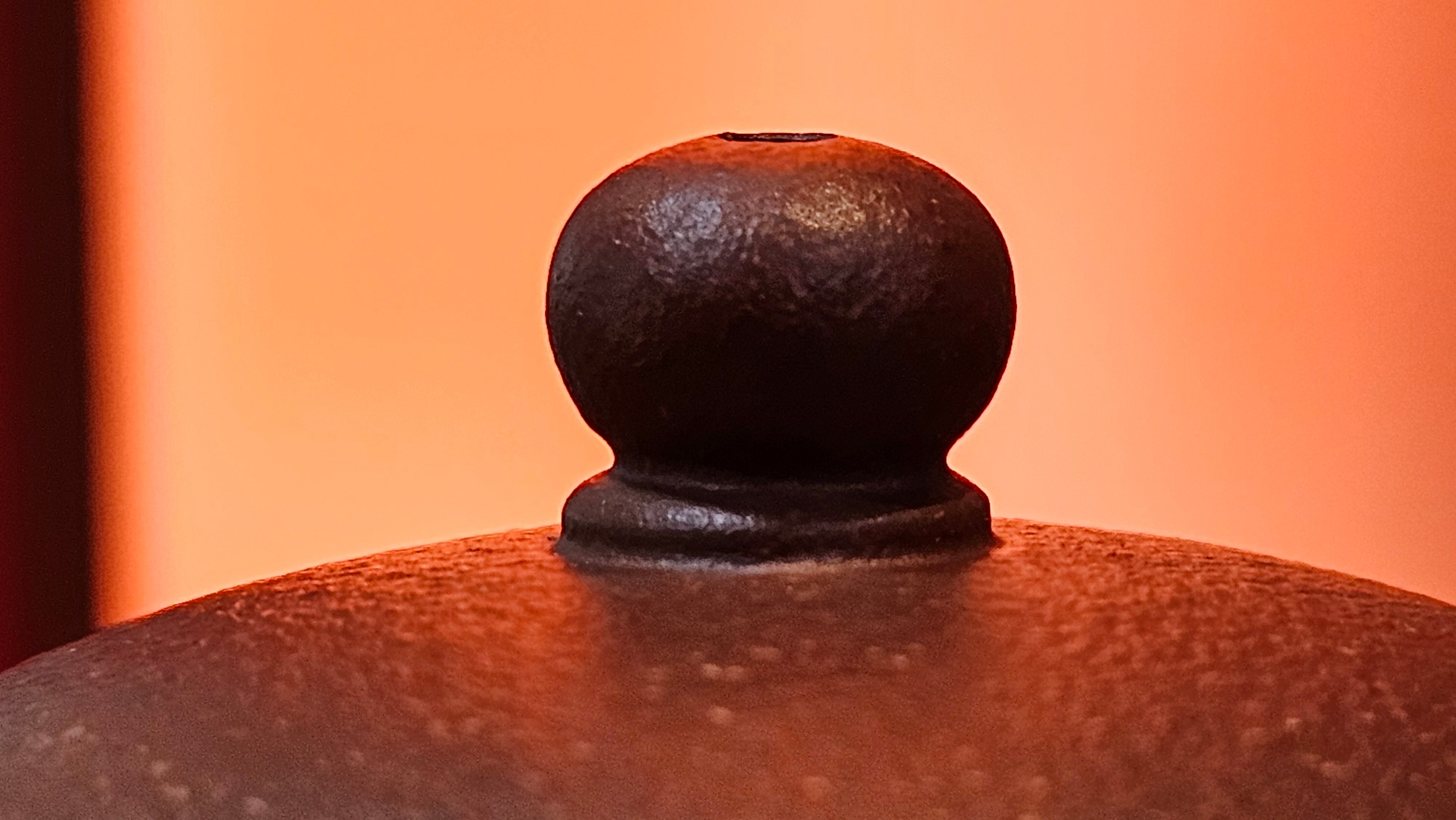 Xi Shi 西施, 137.1ml, Hong Jiang Po Ni (rarer form of Jiang Po Ni) 红降坡泥, by our Collaborative Craftsman Chen Gui Zhi 陈桂枝 ~ Congratulations to Mr M.C., 1051hrs 1st June 2025, Fresno, CA.