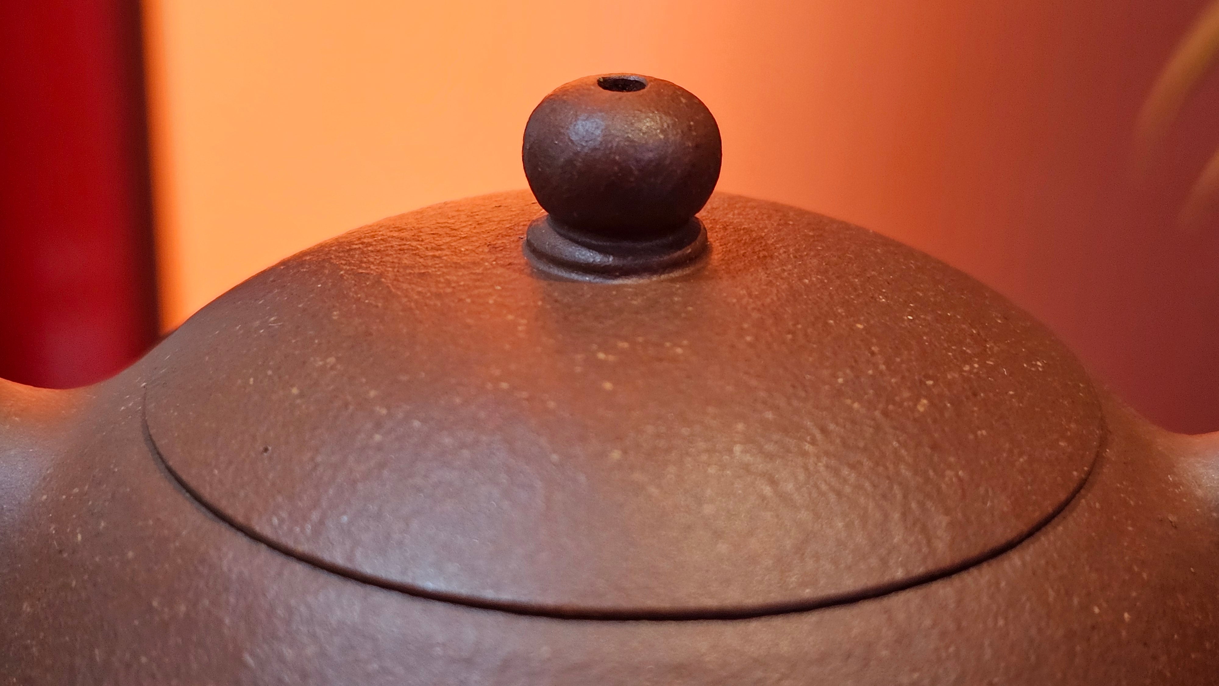 Xi Shi 西施, 137.1ml, Hong Jiang Po Ni (rarer form of Jiang Po Ni) 红降坡泥, by our Collaborative Craftsman Chen Gui Zhi 陈桂枝 ~ Congratulations to Mr M.C., 1051hrs 1st June 2025, Fresno, CA.