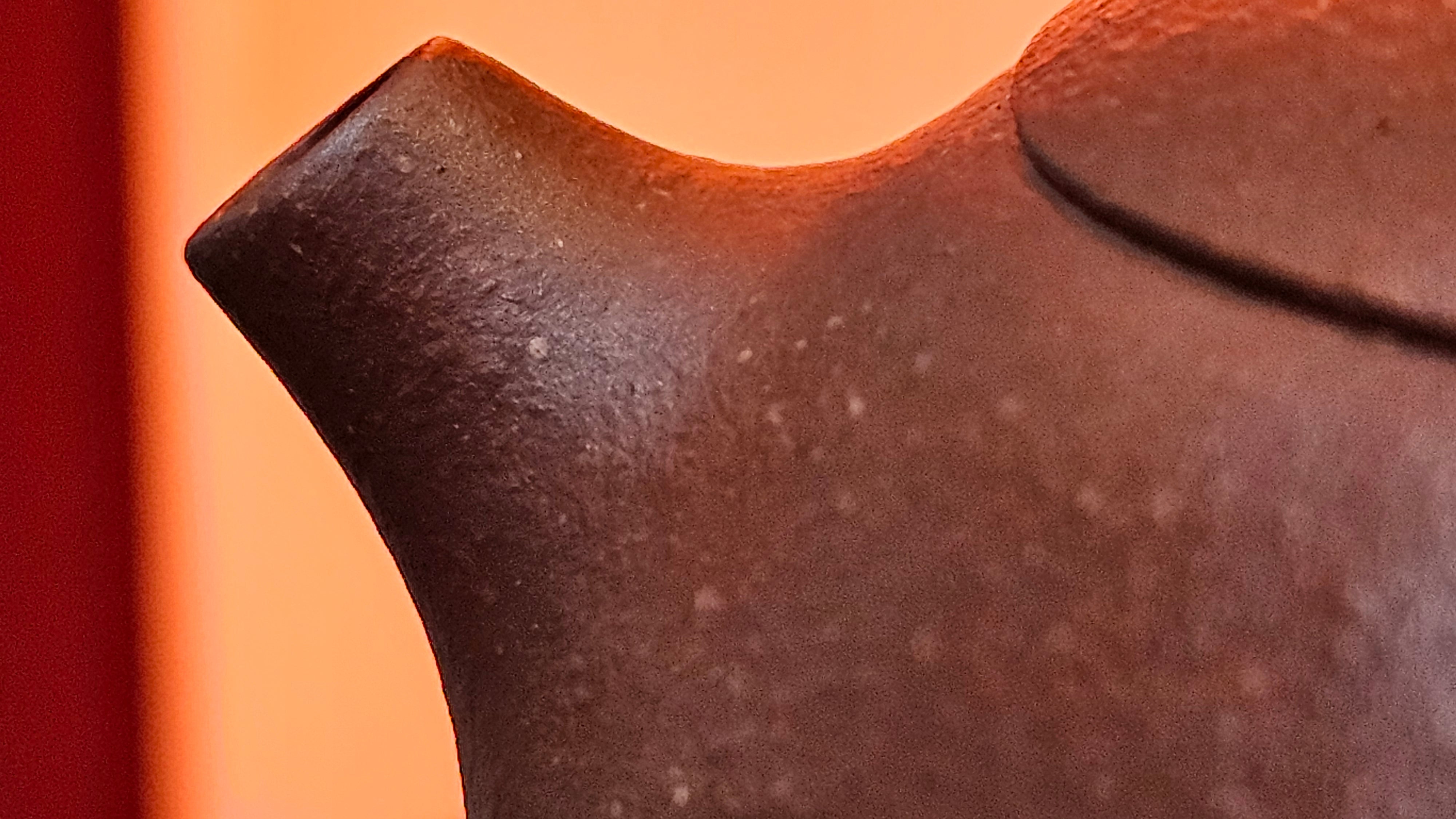 Xi Shi 西施, 137.1ml, Hong Jiang Po Ni (rarer form of Jiang Po Ni) 红降坡泥, by our Collaborative Craftsman Chen Gui Zhi 陈桂枝 ~ Congratulations to Mr M.C., 1051hrs 1st June 2025, Fresno, CA.