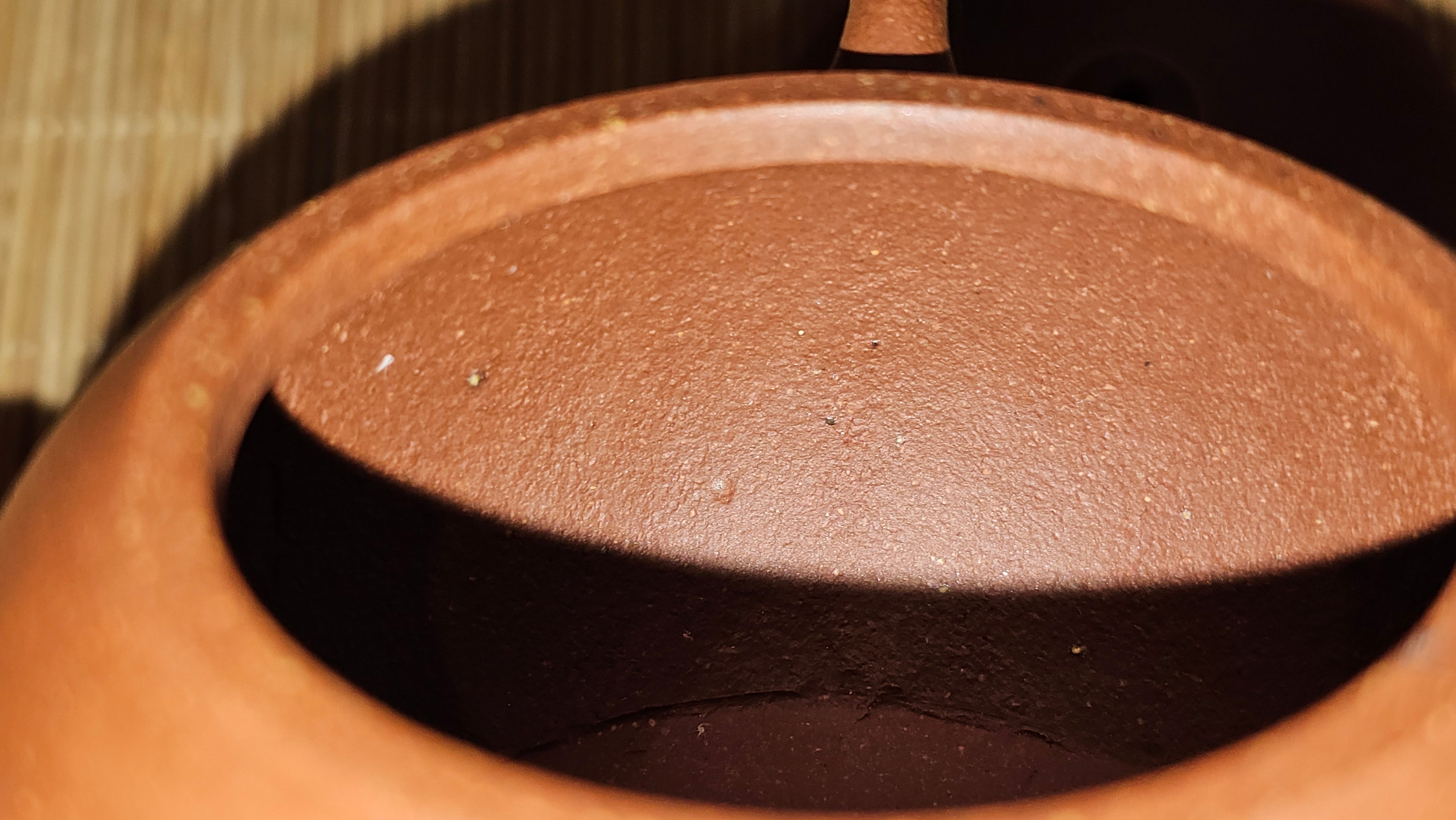 Xi Shi 西施, 137.1ml, Hong Jiang Po Ni (rarer form of Jiang Po Ni) 红降坡泥, by our Collaborative Craftsman Chen Gui Zhi 陈桂枝 ~ Congratulations to Mr M.C., 1051hrs 1st June 2025, Fresno, CA.