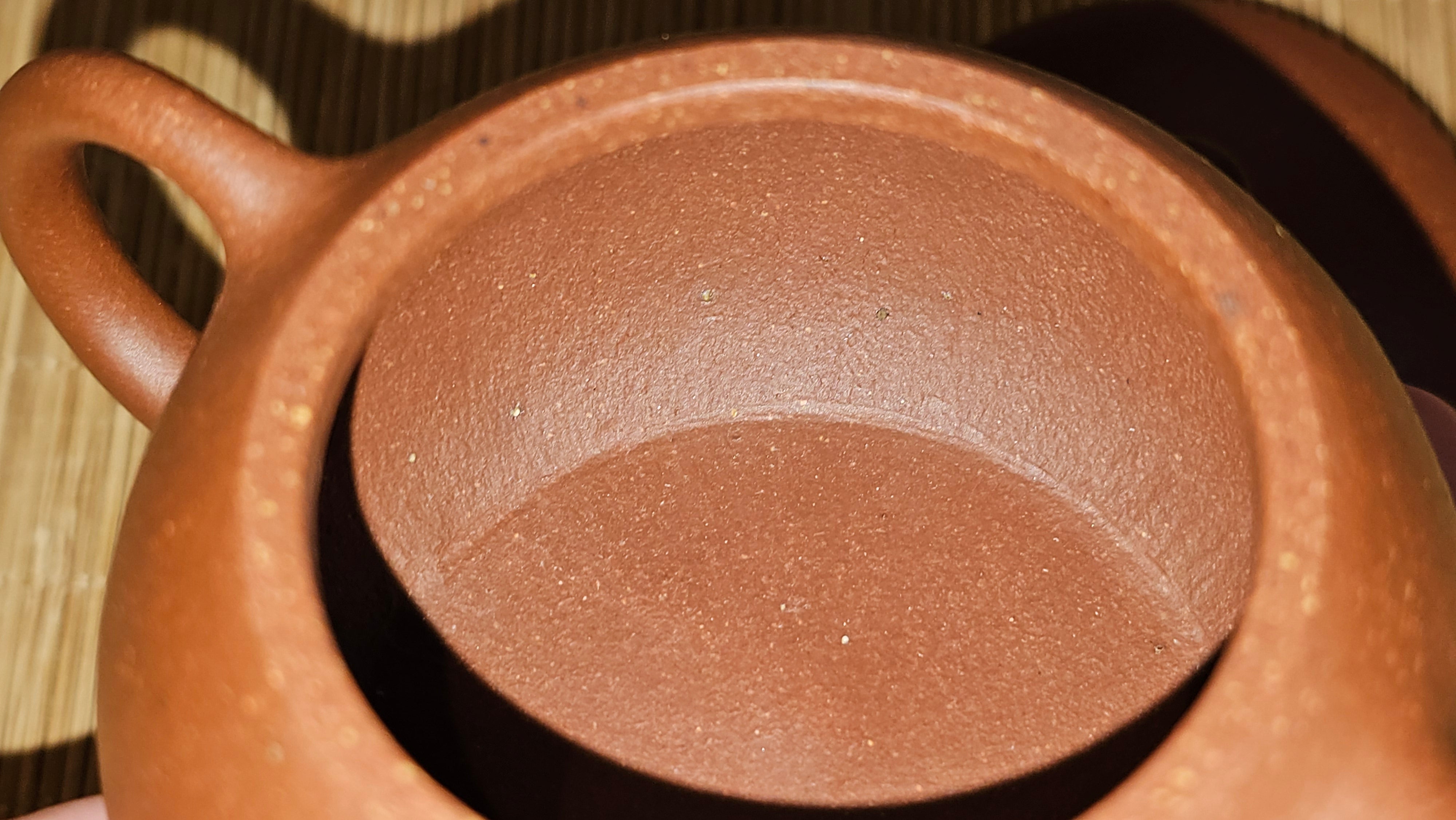 Xi Shi 西施, 137.1ml, Hong Jiang Po Ni (rarer form of Jiang Po Ni) 红降坡泥, by our Collaborative Craftsman Chen Gui Zhi 陈桂枝 ~ Congratulations to Mr M.C., 1051hrs 1st June 2025, Fresno, CA.