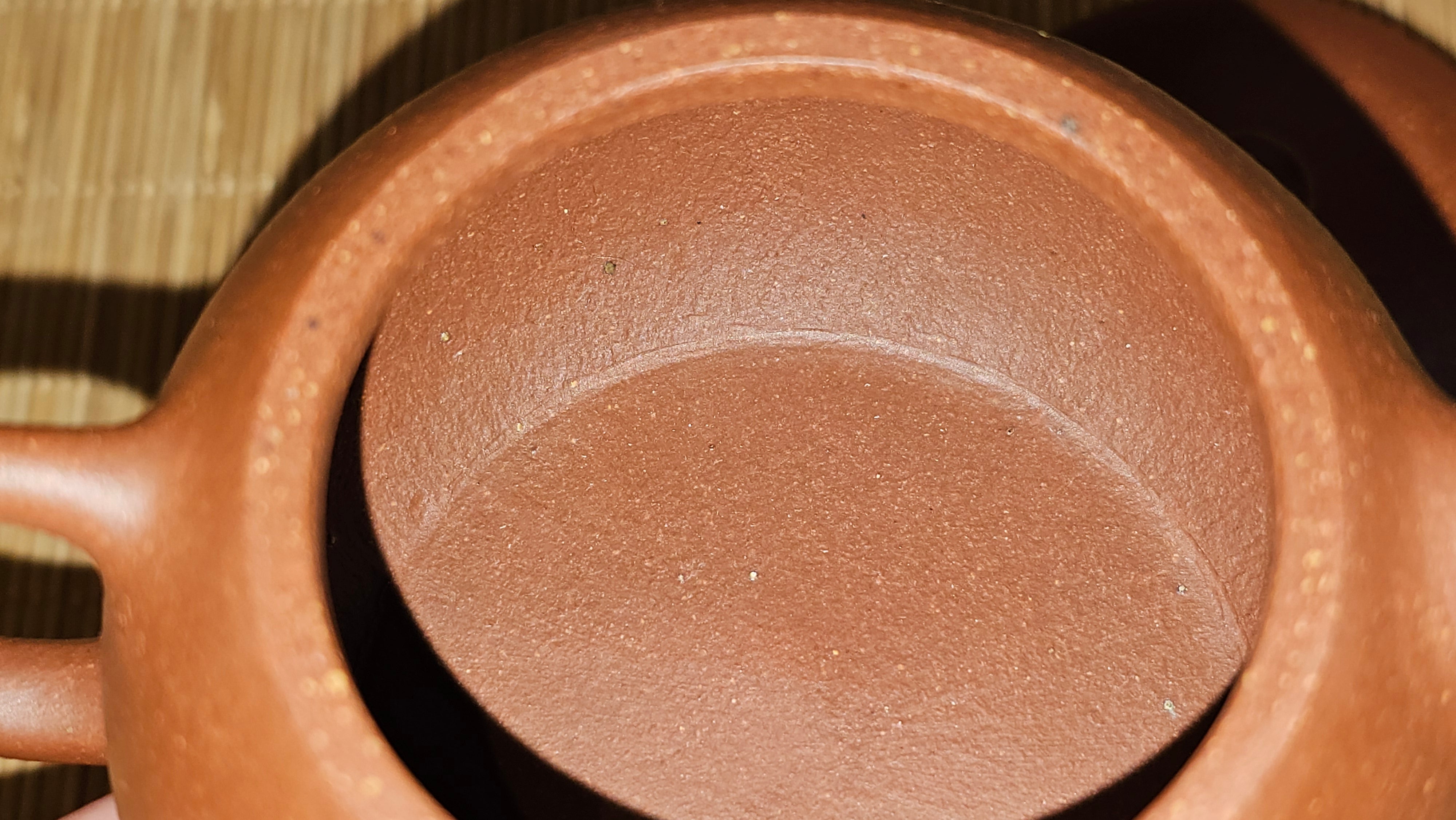 Xi Shi 西施, 137.1ml, Hong Jiang Po Ni (rarer form of Jiang Po Ni) 红降坡泥, by our Collaborative Craftsman Chen Gui Zhi 陈桂枝 ~ Congratulations to Mr M.C., 1051hrs 1st June 2025, Fresno, CA.