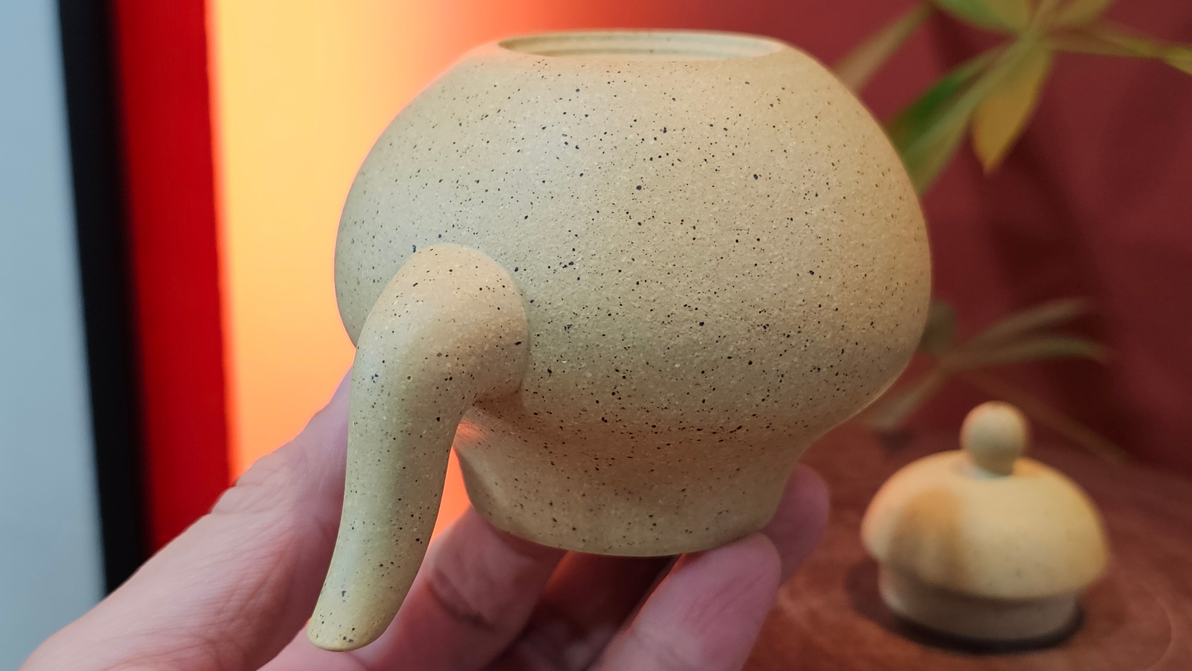 Si Ting 思亭, 191.3ml, Zhi Ma Duan Ni 芝麻段泥, by Craftsman Gu Xiao Ming 顾小明 ~ Congratulations to Mr G.T., 1954hrs 3rd June, Singapore 🇸🇬.