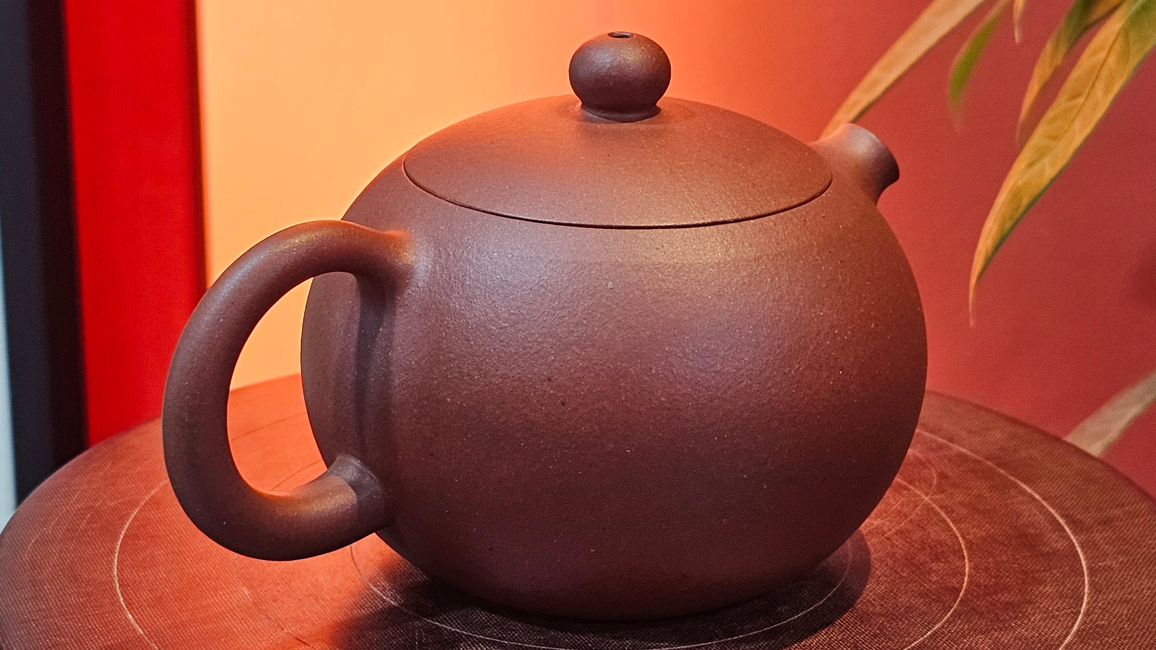 Xi Shi 西施, 219.1ml, Di Cao Qing Zi Ni 底槽青紫泥, by Craftsman Gu Xiao Ming 顾小明 ~ Congratulations to Mr G., 1347hrs 4th June 2025, Monument, CO.