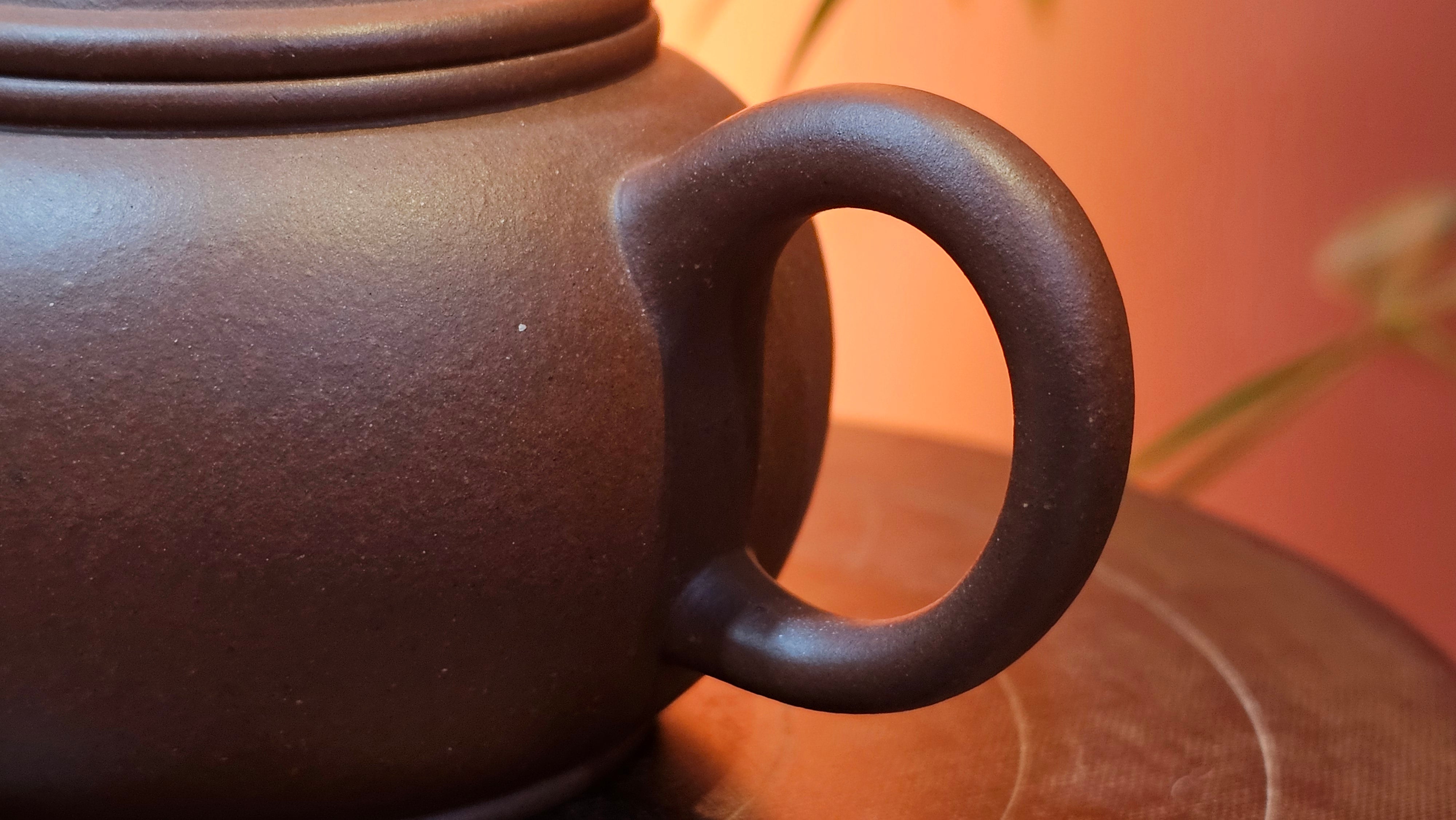 Shui Ping 水平, 163.9ml, Di Cao Qing Zi Ni 底槽青紫泥, by Craftsman Zhao Huai Xu 赵怀须。