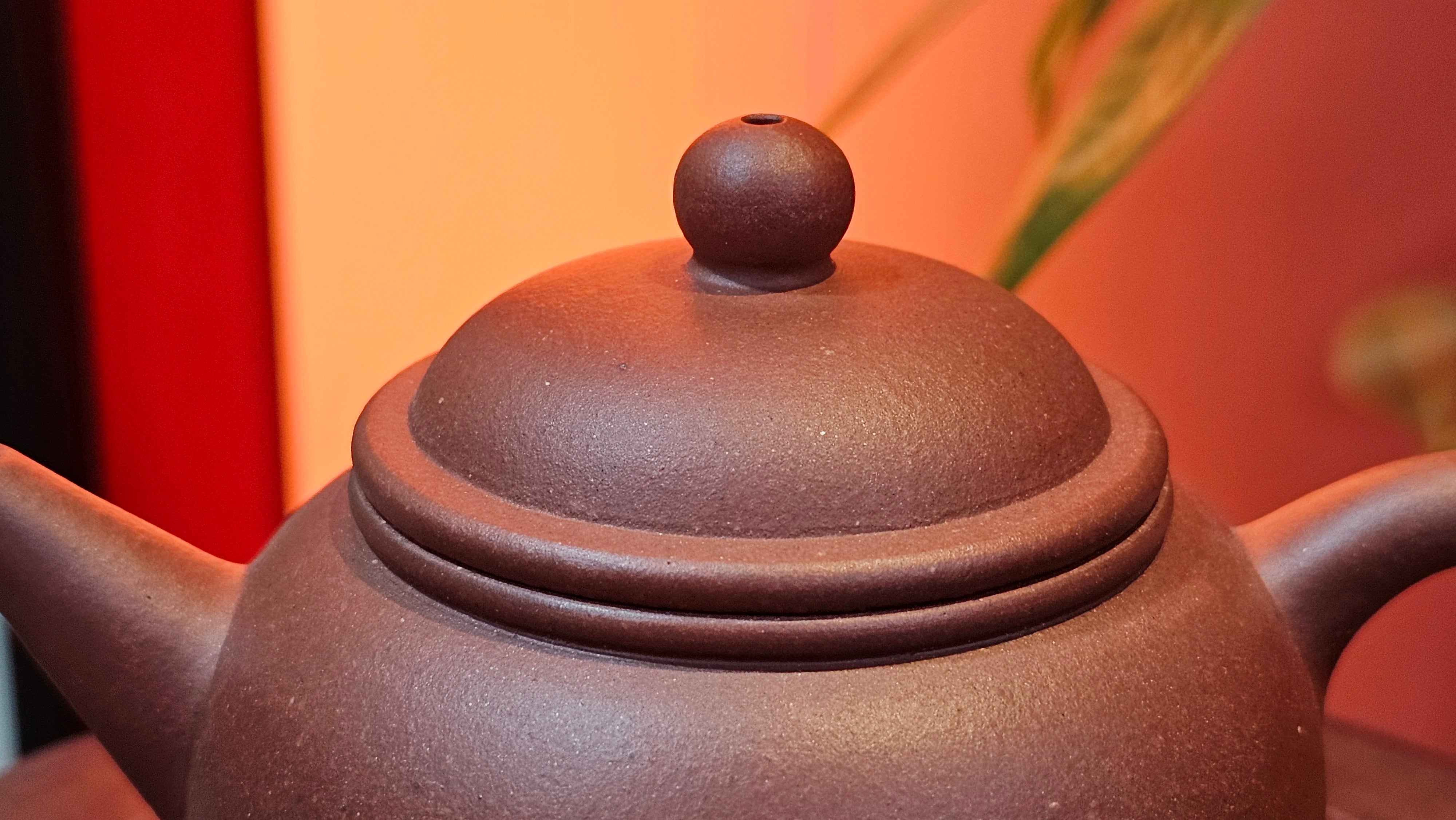 Shui Ping 水平, 163.9ml, Di Cao Qing Zi Ni 底槽青紫泥, by Craftsman Zhao Huai Xu 赵怀须。