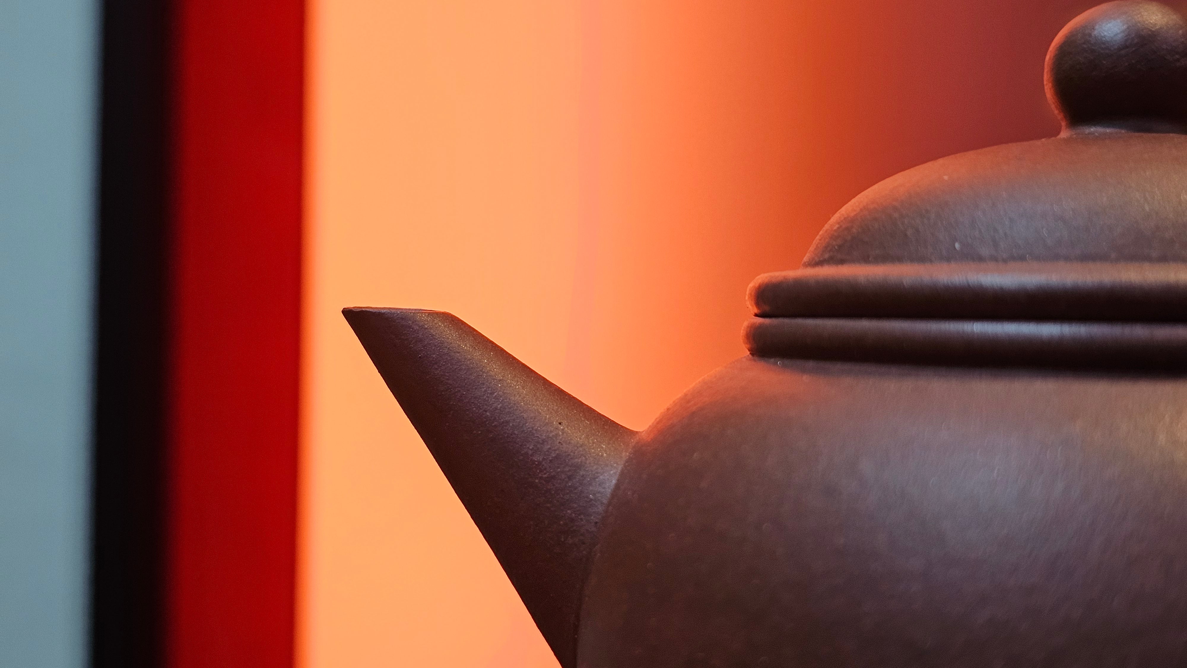 Shui Ping 水平, 163.9ml, Di Cao Qing Zi Ni 底槽青紫泥, by Craftsman Zhao Huai Xu 赵怀须。