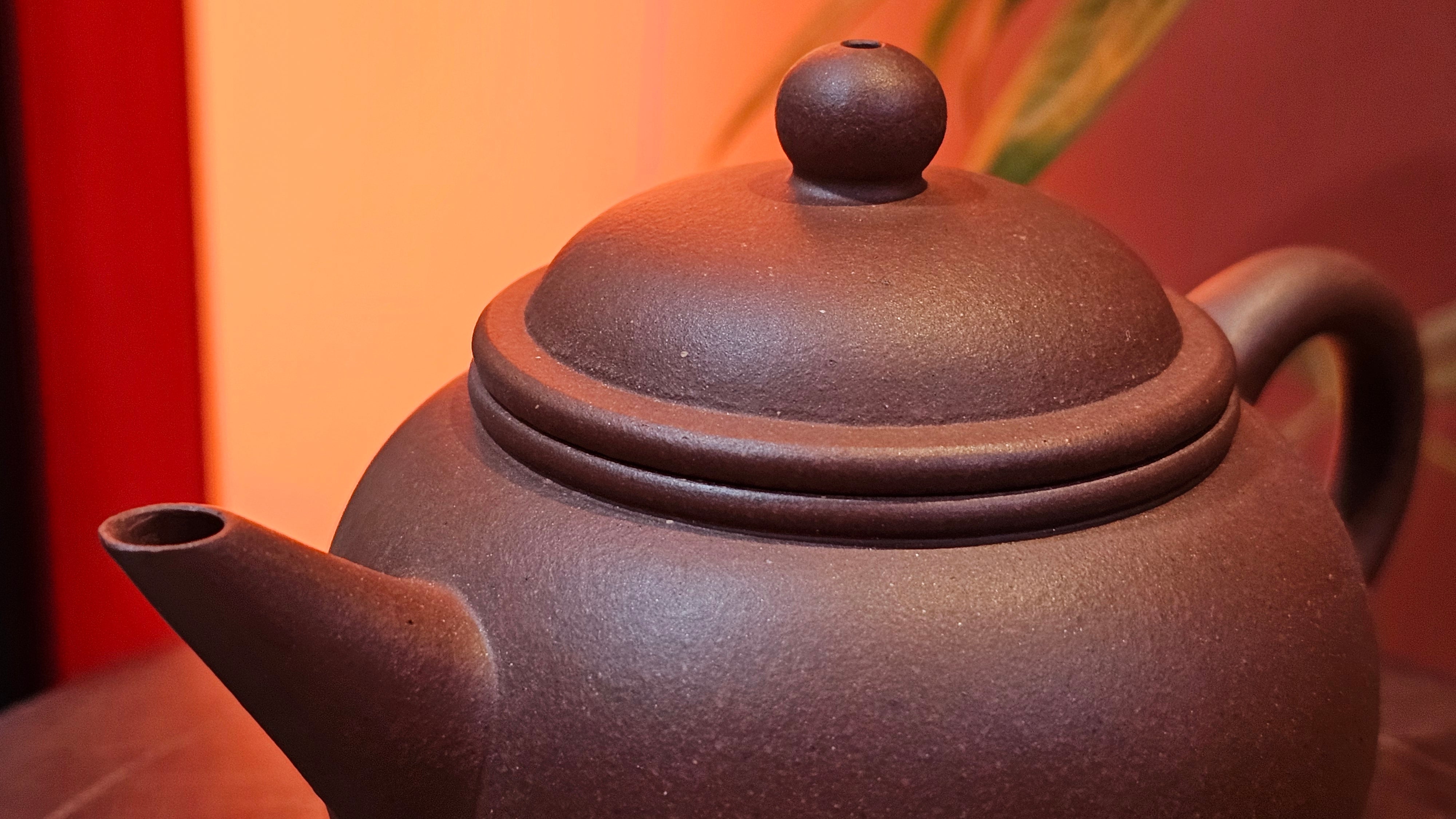 Shui Ping 水平, 163.9ml, Di Cao Qing Zi Ni 底槽青紫泥, by Craftsman Zhao Huai Xu 赵怀须。