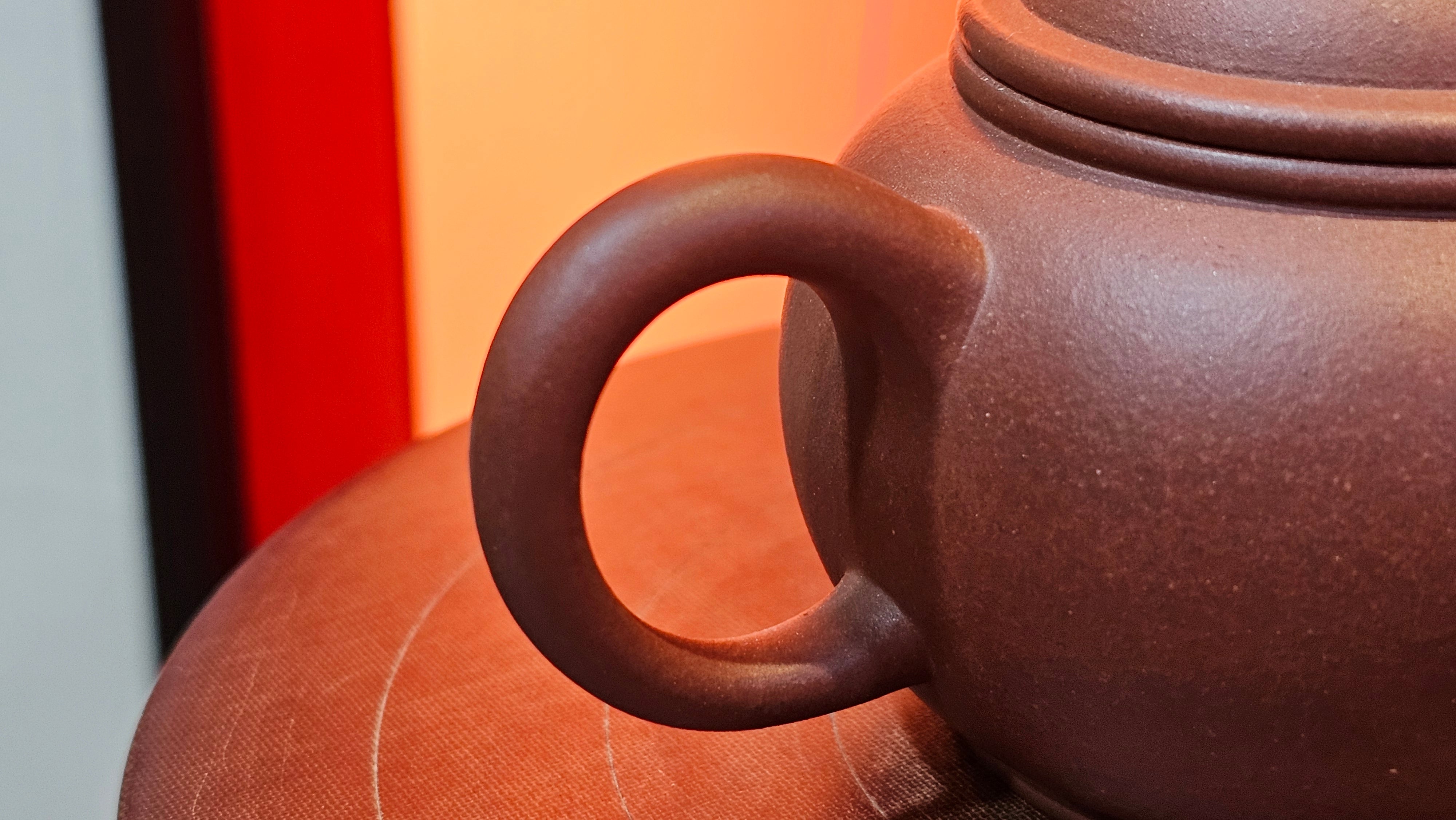 Shui Ping 水平, 163.9ml, Di Cao Qing Zi Ni 底槽青紫泥, by Craftsman Zhao Huai Xu 赵怀须。