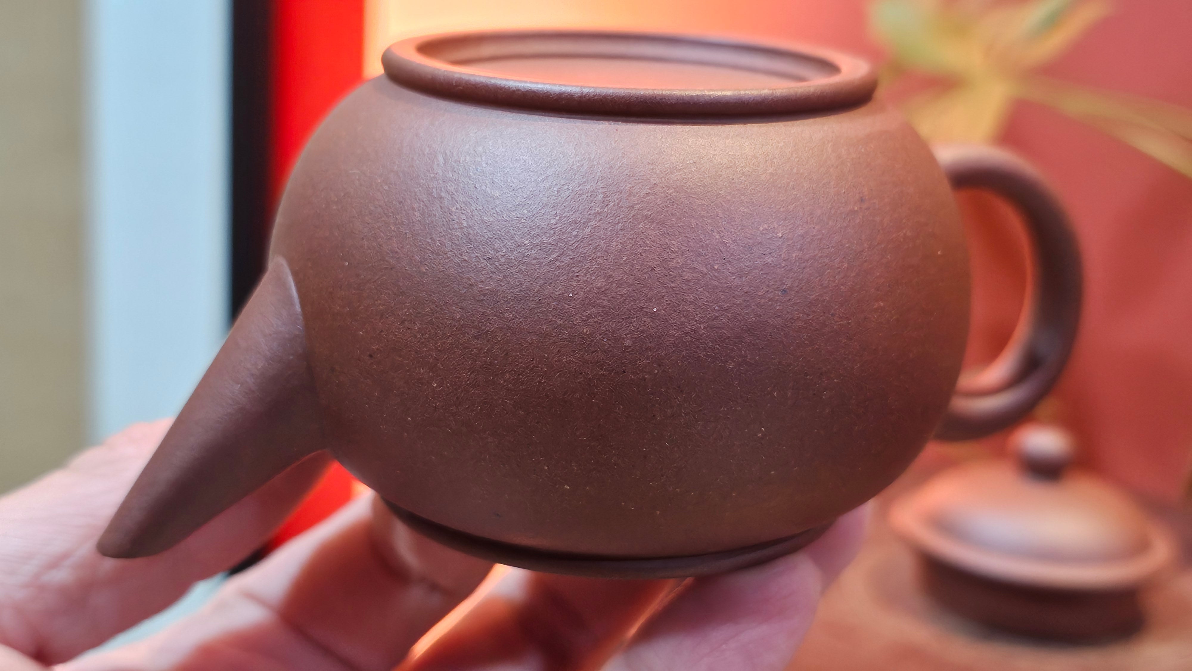 Shui Ping 水平, 163.9ml, Di Cao Qing Zi Ni 底槽青紫泥, by Craftsman Zhao Huai Xu 赵怀须。