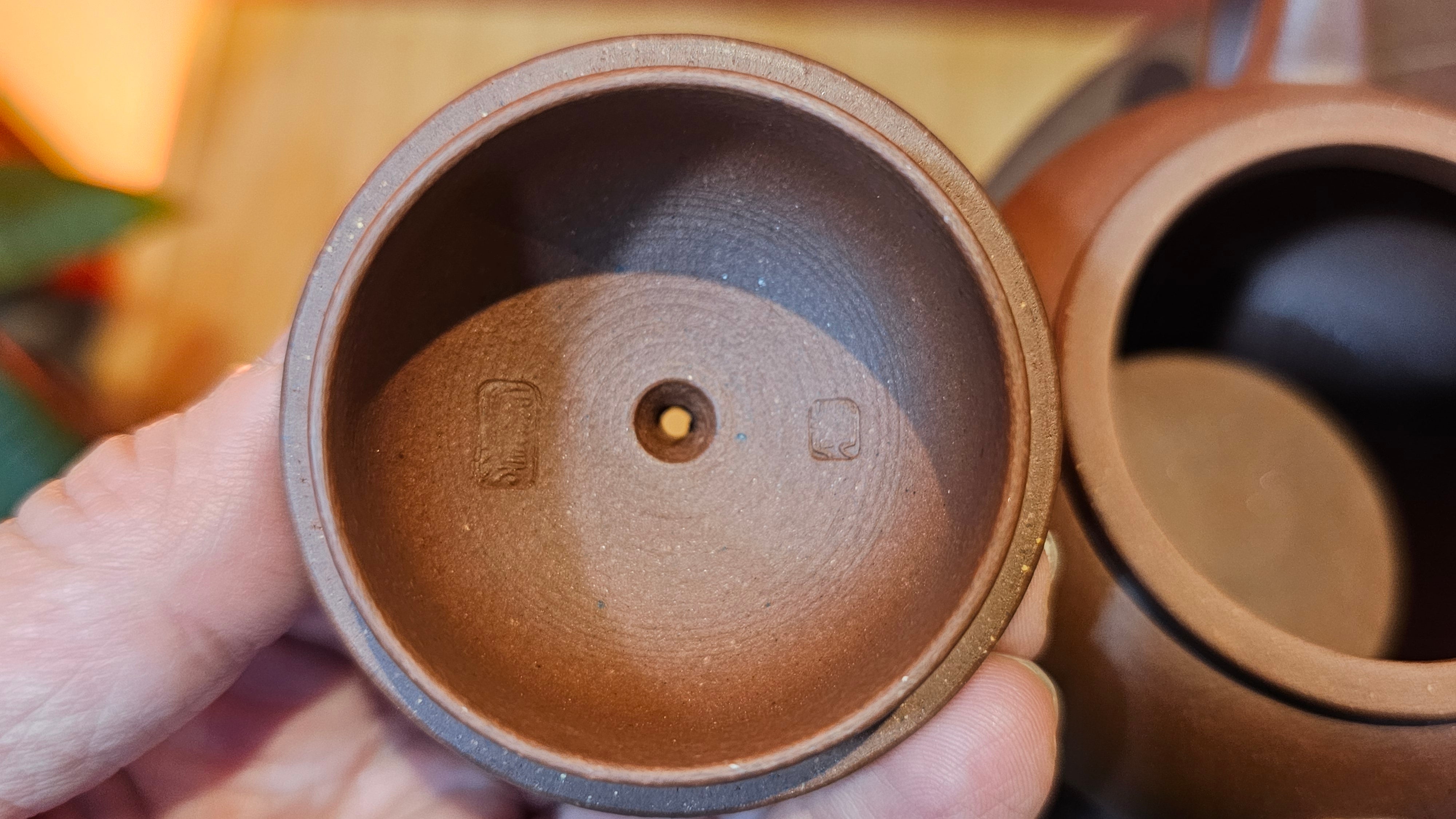 Shui Ping 水平, 163.9ml, Di Cao Qing Zi Ni 底槽青紫泥, by Craftsman Zhao Huai Xu 赵怀须。