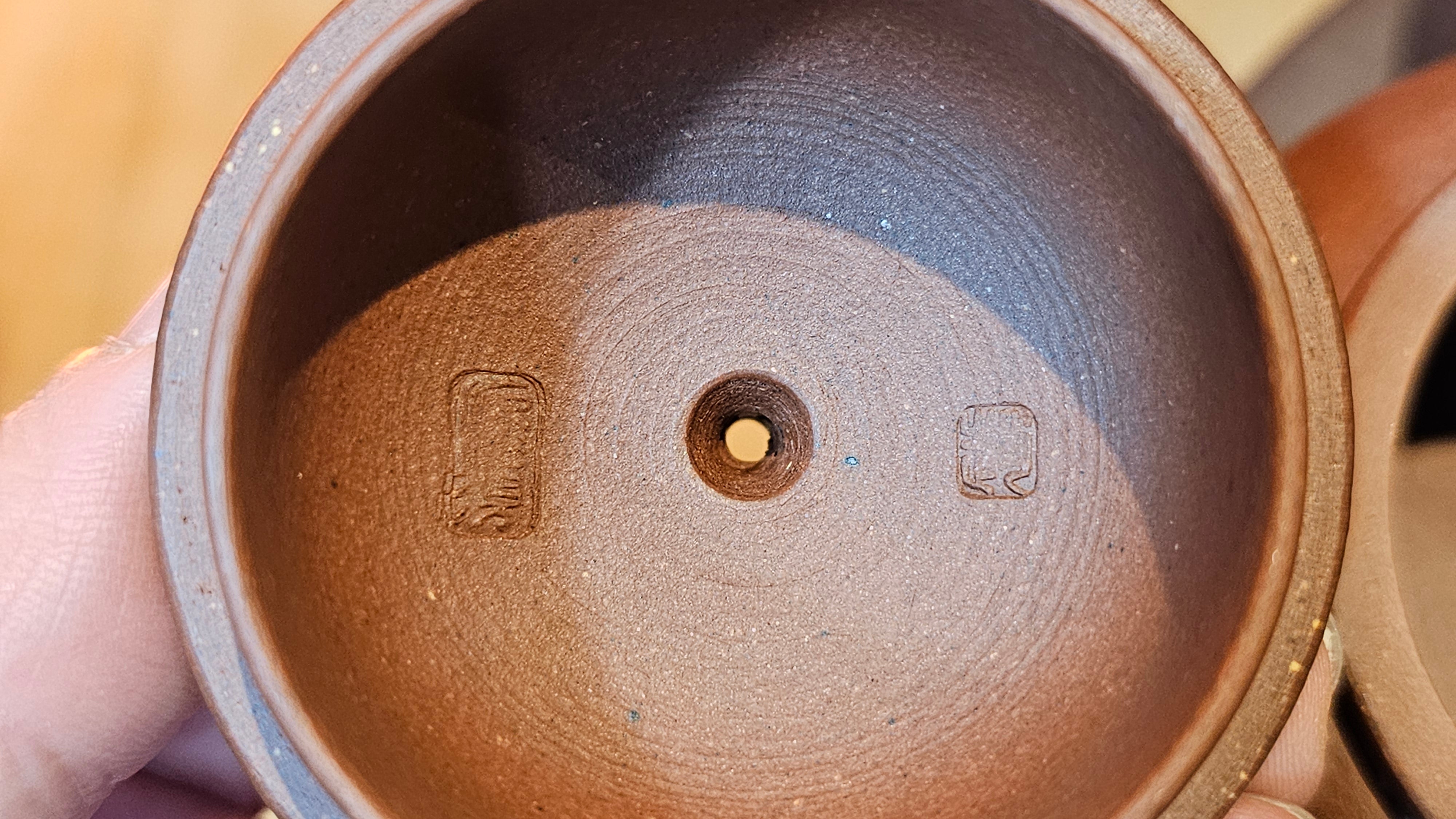 Shui Ping 水平, 163.9ml, Di Cao Qing Zi Ni 底槽青紫泥, by Craftsman Zhao Huai Xu 赵怀须。