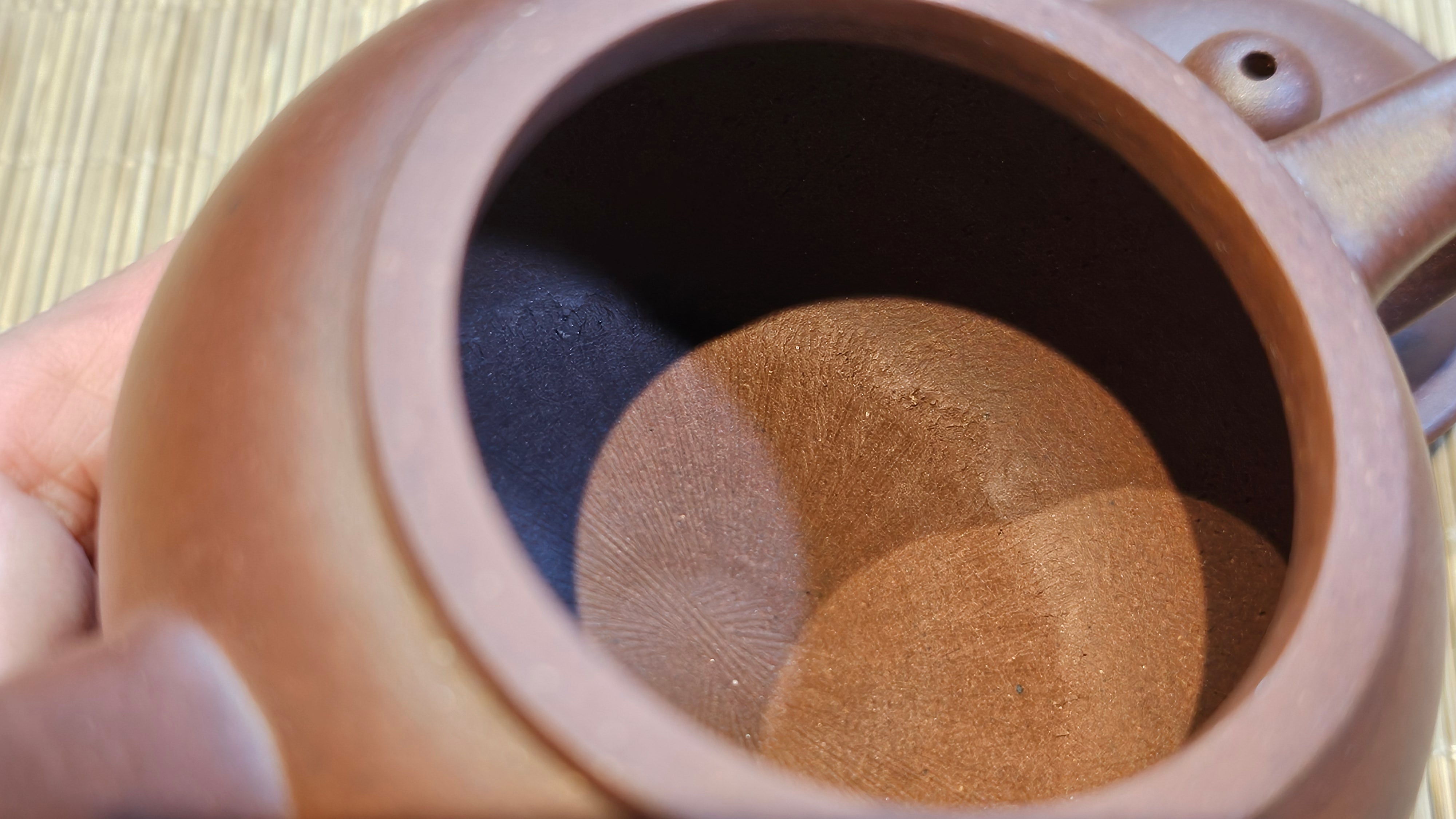 Shui Ping 水平, 163.9ml, Di Cao Qing Zi Ni 底槽青紫泥, by Craftsman Zhao Huai Xu 赵怀须。