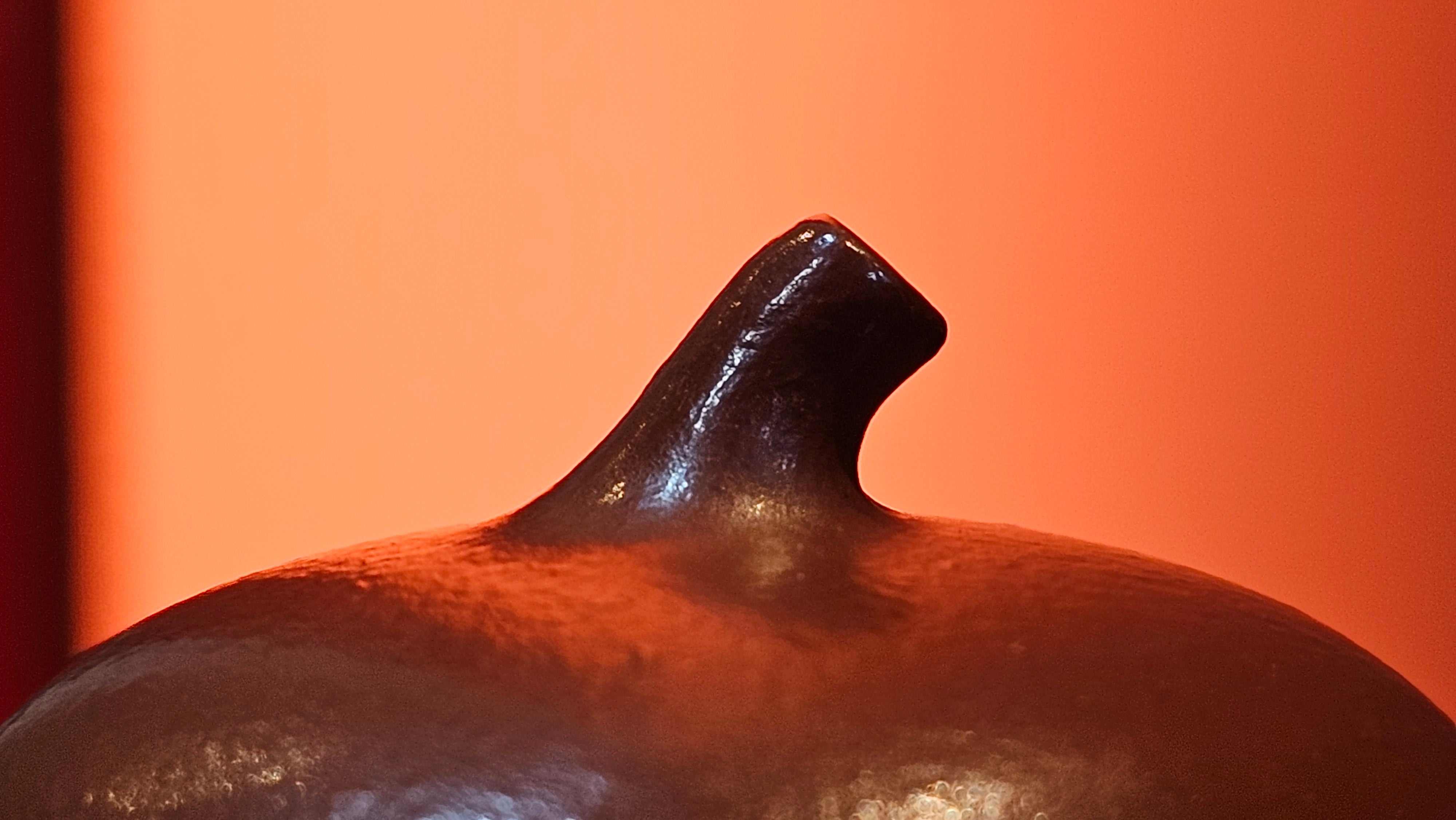 Qie Gua 茄瓜, 142.6ml, Xiao Mei Yao Zhu Ni 小煤窑朱泥,  by our Collaborative Craftsman Wang Hui 王慧。