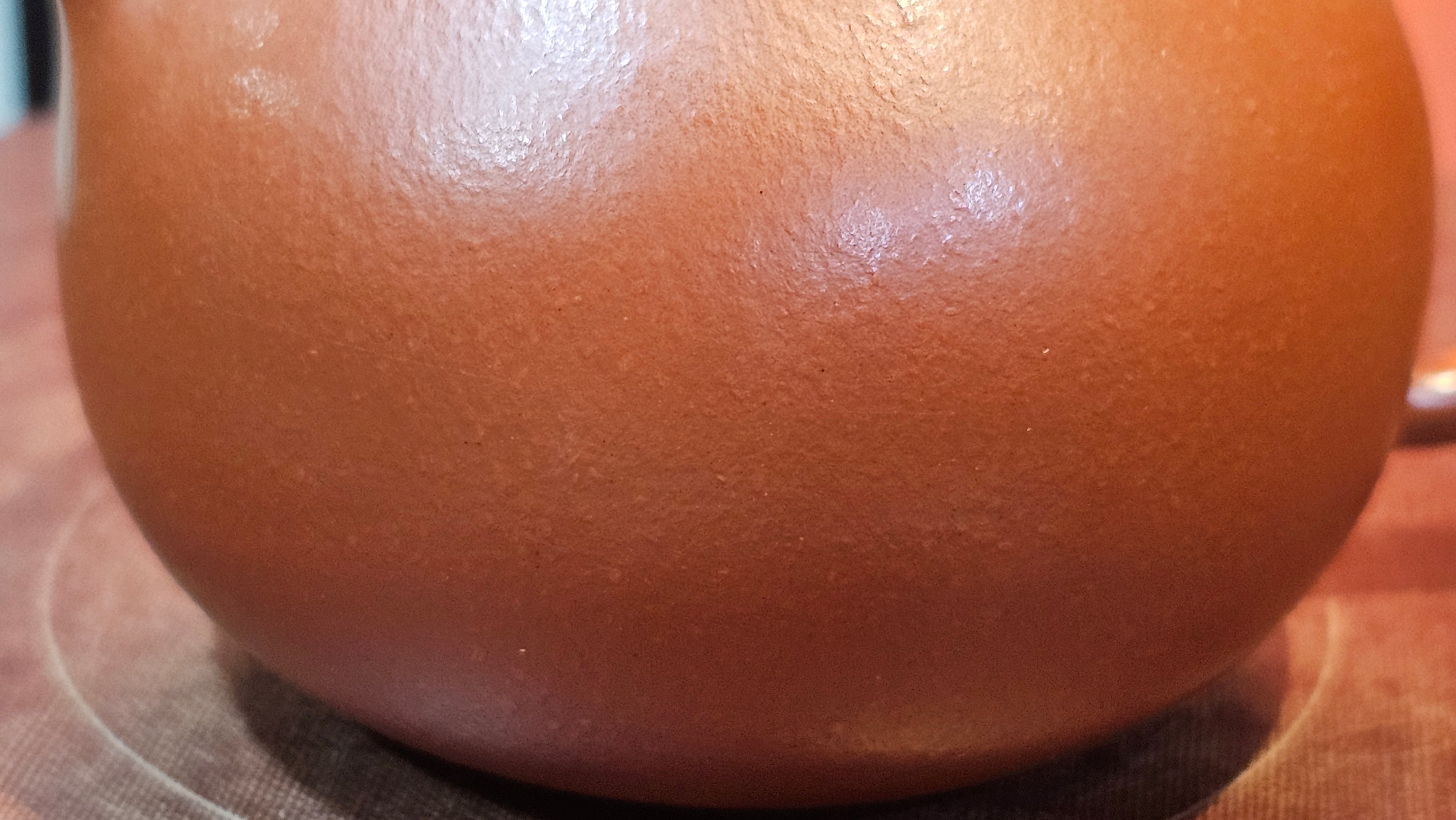 Qie Gua 茄瓜, 142.6ml, Xiao Mei Yao Zhu Ni 小煤窑朱泥,  by our Collaborative Craftsman Wang Hui 王慧。