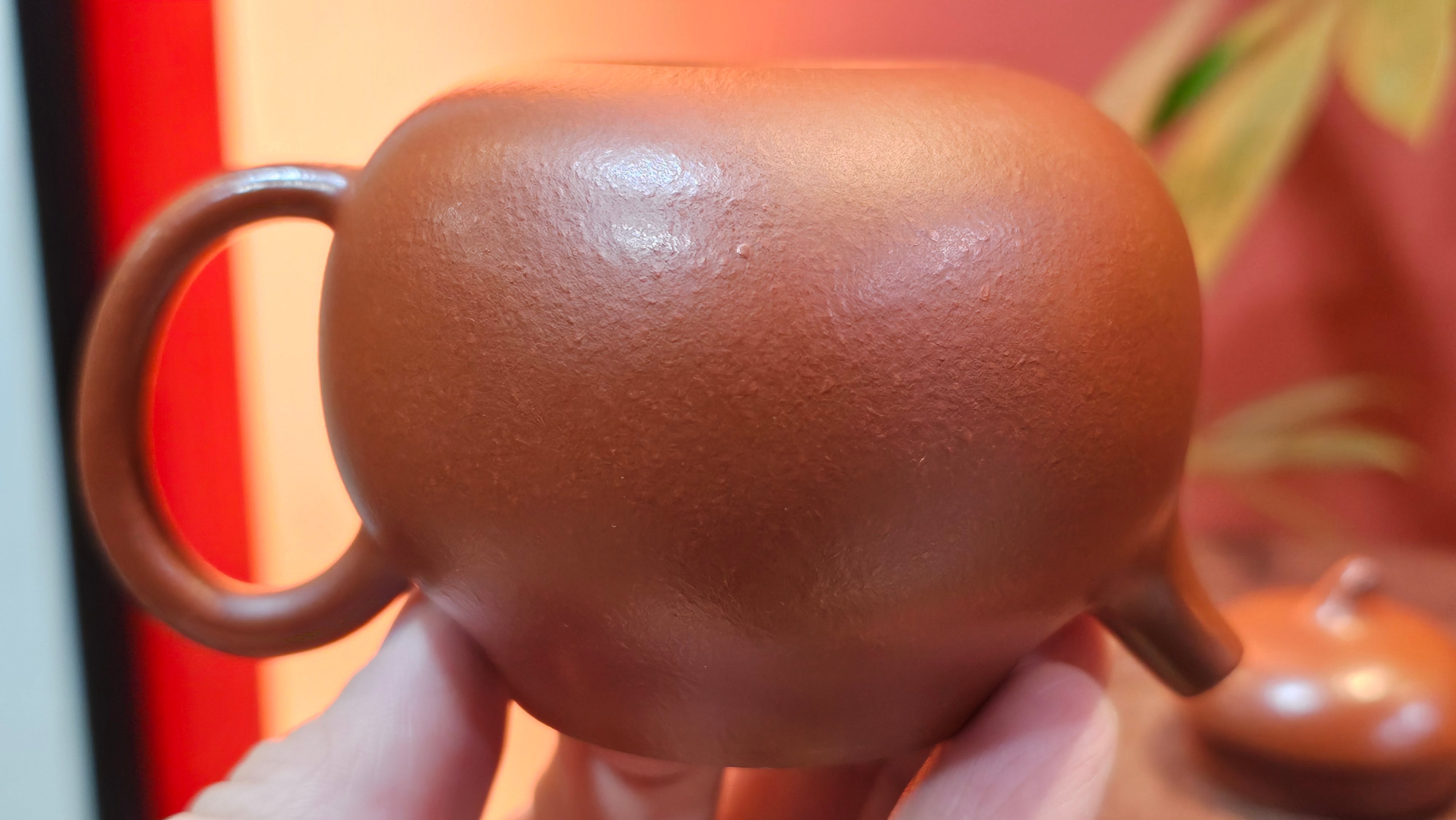 Qie Gua 茄瓜, 142.6ml, Xiao Mei Yao Zhu Ni 小煤窑朱泥,  by our Collaborative Craftsman Wang Hui 王慧。