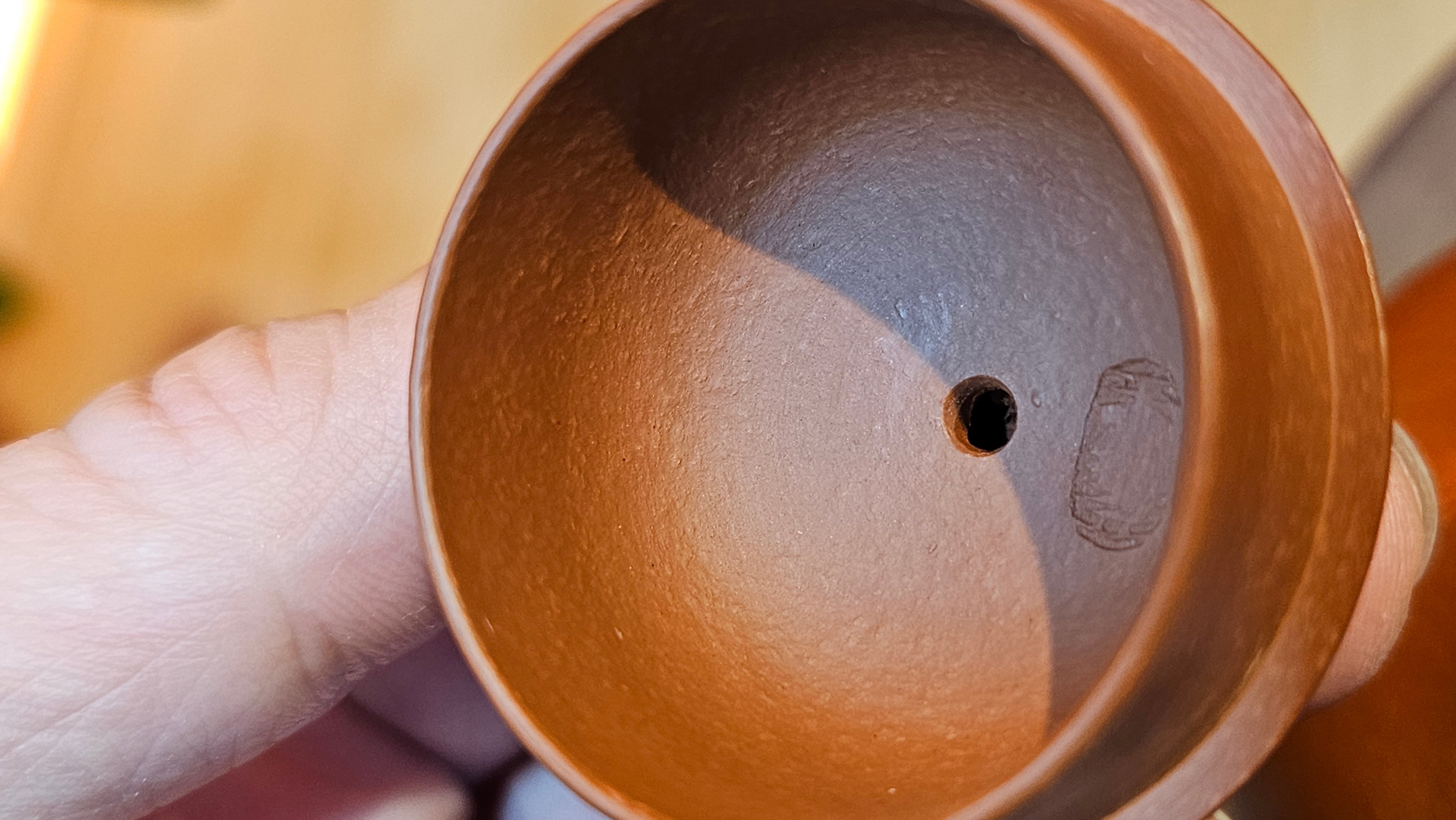 Qie Gua 茄瓜, 142.6ml, Xiao Mei Yao Zhu Ni 小煤窑朱泥,  by our Collaborative Craftsman Wang Hui 王慧。