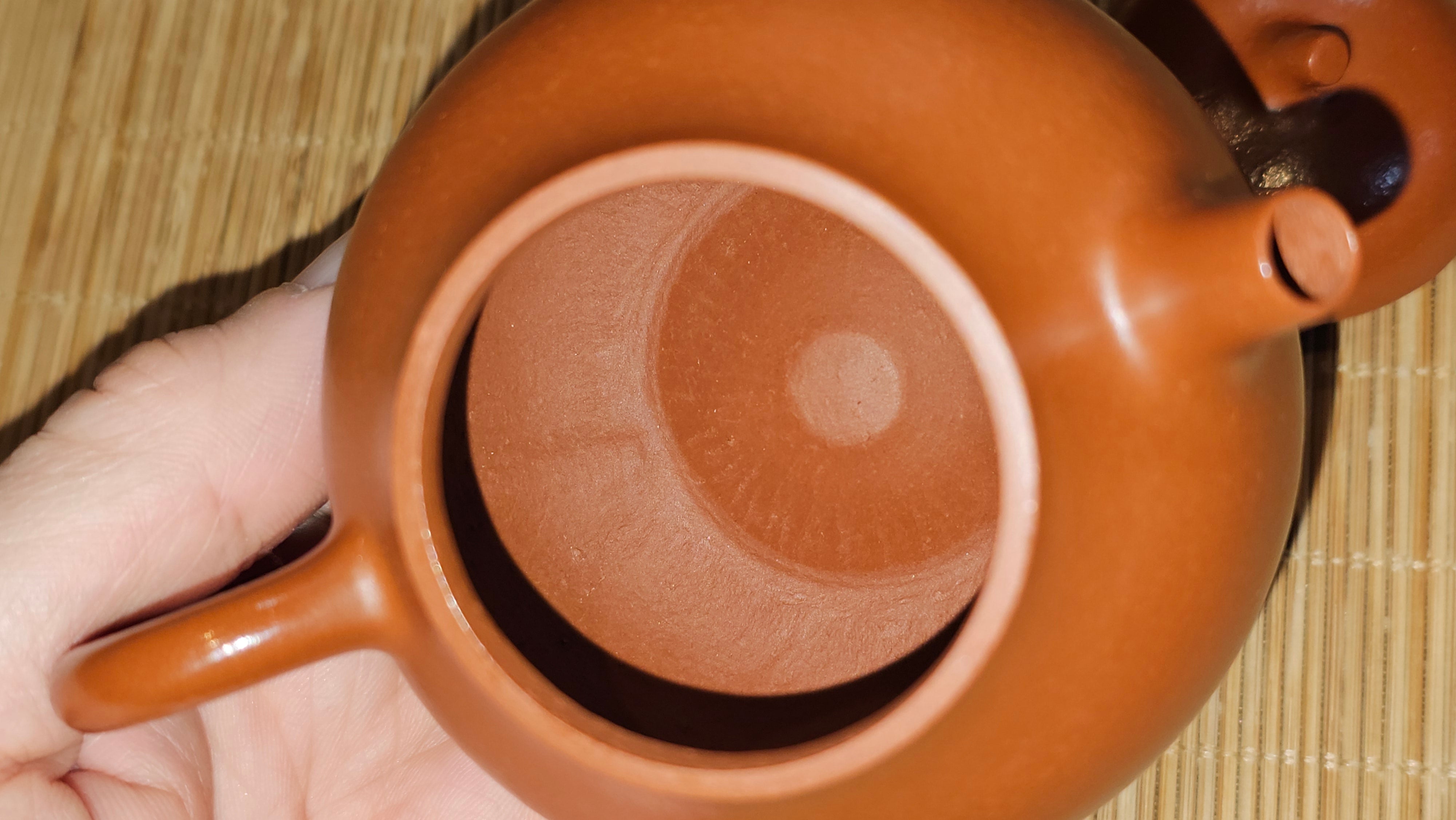 Qie Gua 茄瓜, 142.6ml, Xiao Mei Yao Zhu Ni 小煤窑朱泥,  by our Collaborative Craftsman Wang Hui 王慧。