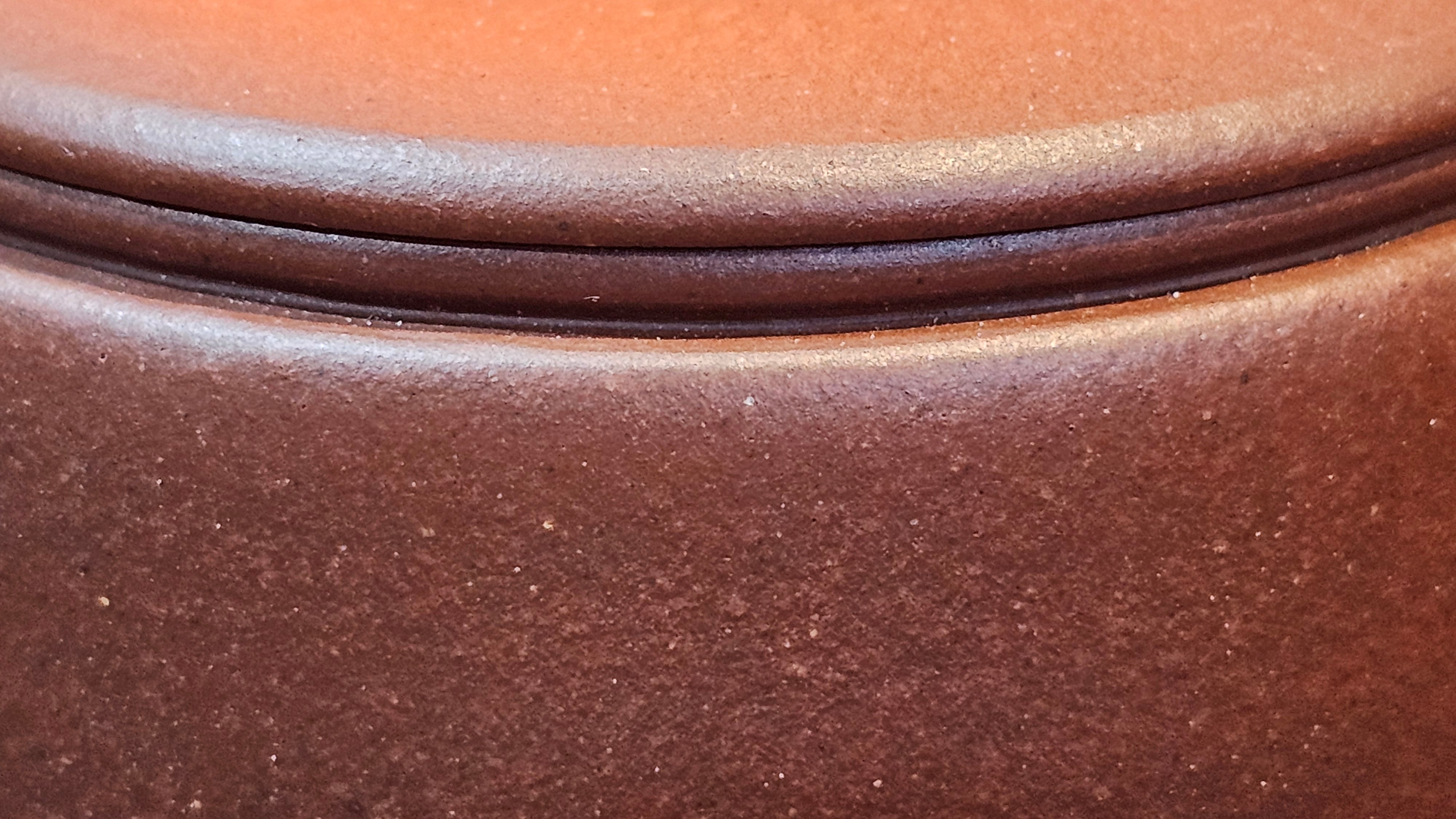 Han Wa 汉瓦, 146.5ml!  Small Volume ~ Low-Slung, Broad Han Wa!  Di Cao Qing Zi Ni 底槽青紫泥, by Craftsman Gu Xiao Ming 顾小明 ~ Congratulations to Mr K., 1900hrs 7th June 2025, San Francisco, CA.