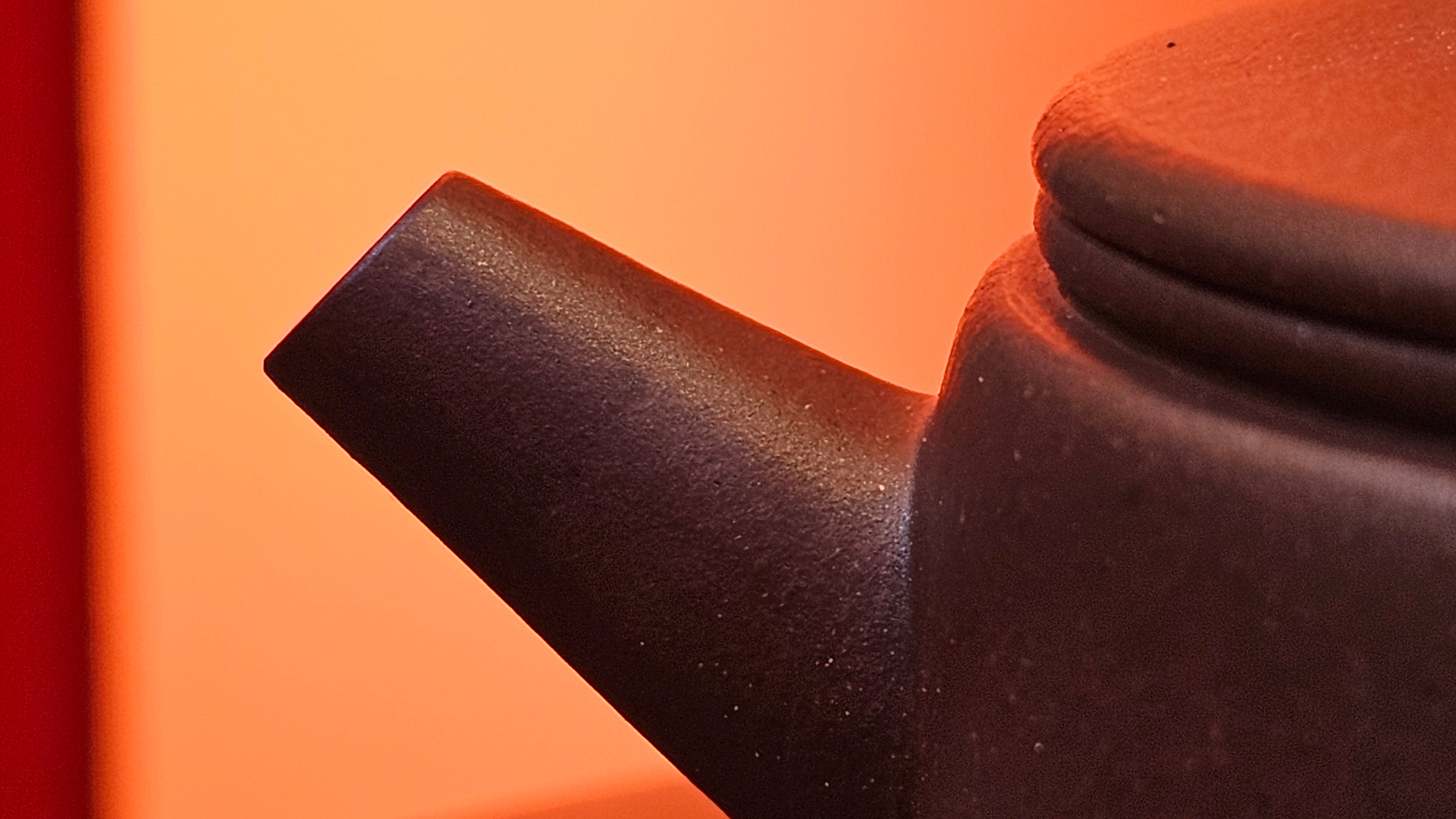 Han Wa 汉瓦, 146.5ml!  Small Volume ~ Low-Slung, Broad Han Wa!  Di Cao Qing Zi Ni 底槽青紫泥, by Craftsman Gu Xiao Ming 顾小明 ~ Congratulations to Mr K., 1900hrs 7th June 2025, San Francisco, CA.