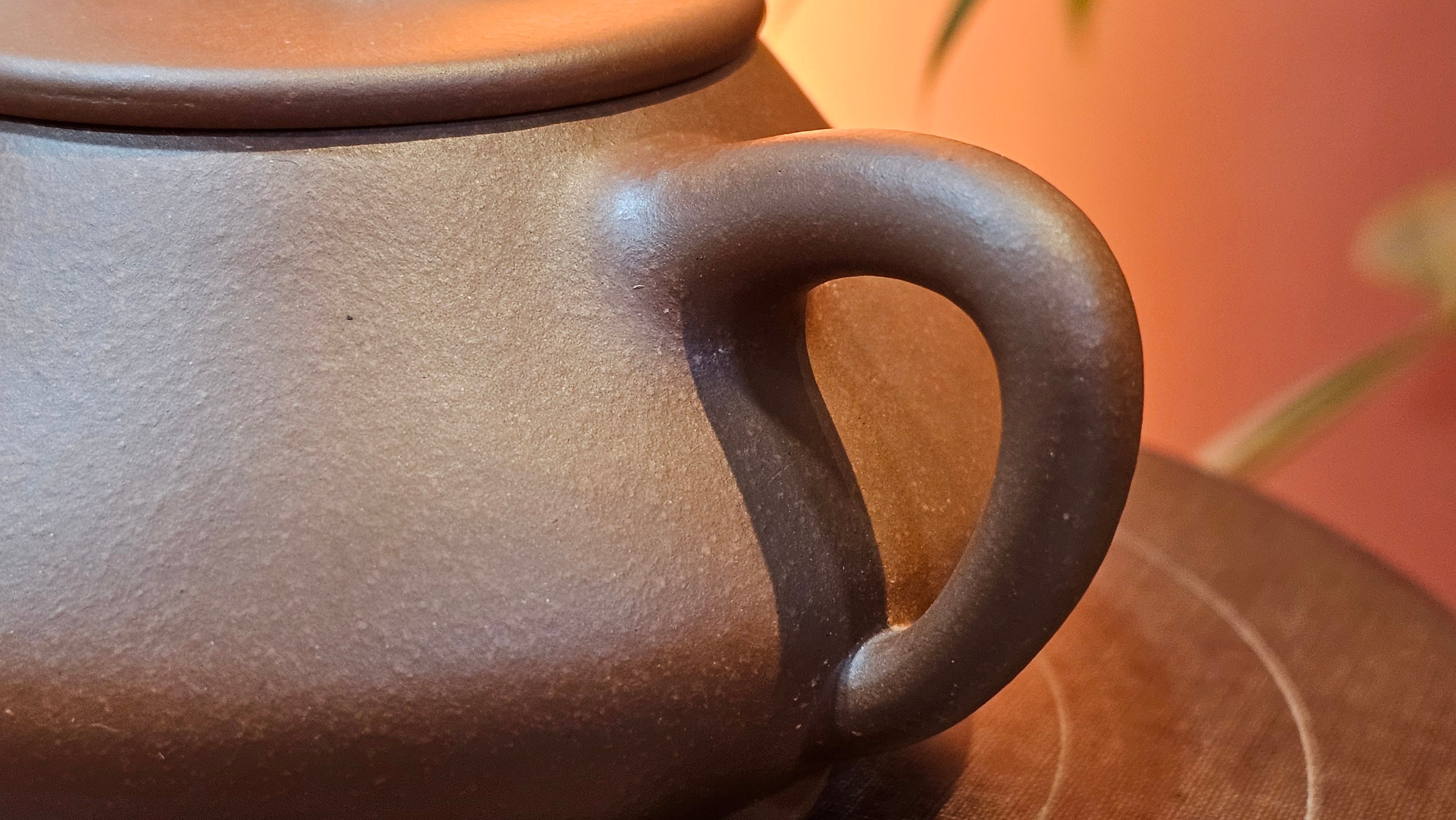 Shuo Piao 硕瓢, 227.5ml, Zi Ni 紫泥, by our Collaborative Craftsman Chen Huan 陈欢 ~ Congratulations to Ms Z., 0030hrs 11th June 2025, Hoboken, NJ.