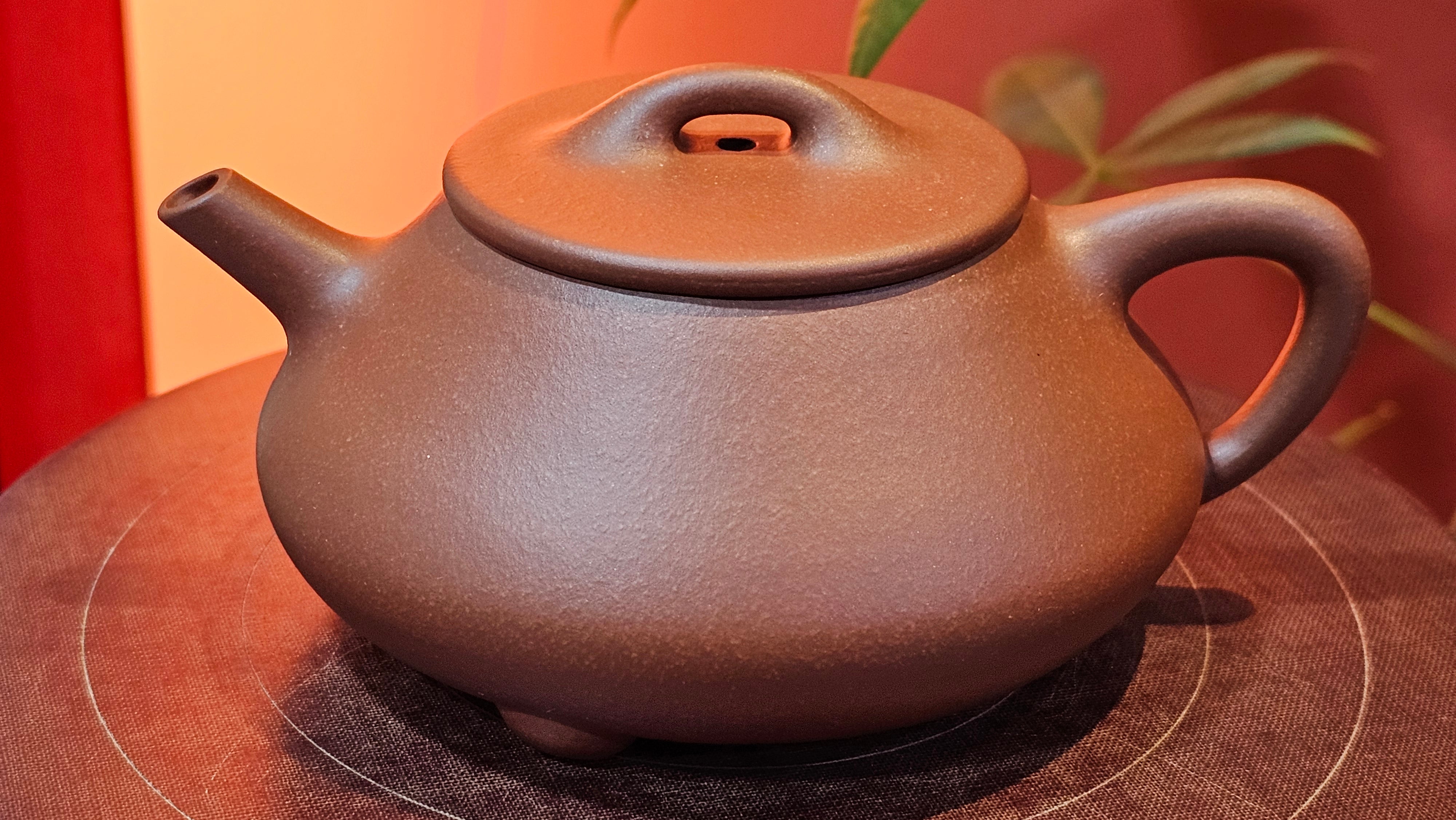 Shuo Piao 硕瓢, 227.5ml, Zi Ni 紫泥, by our Collaborative Craftsman Chen Huan 陈欢 ~ Congratulations to Ms Z., 0030hrs 11th June 2025, Hoboken, NJ.