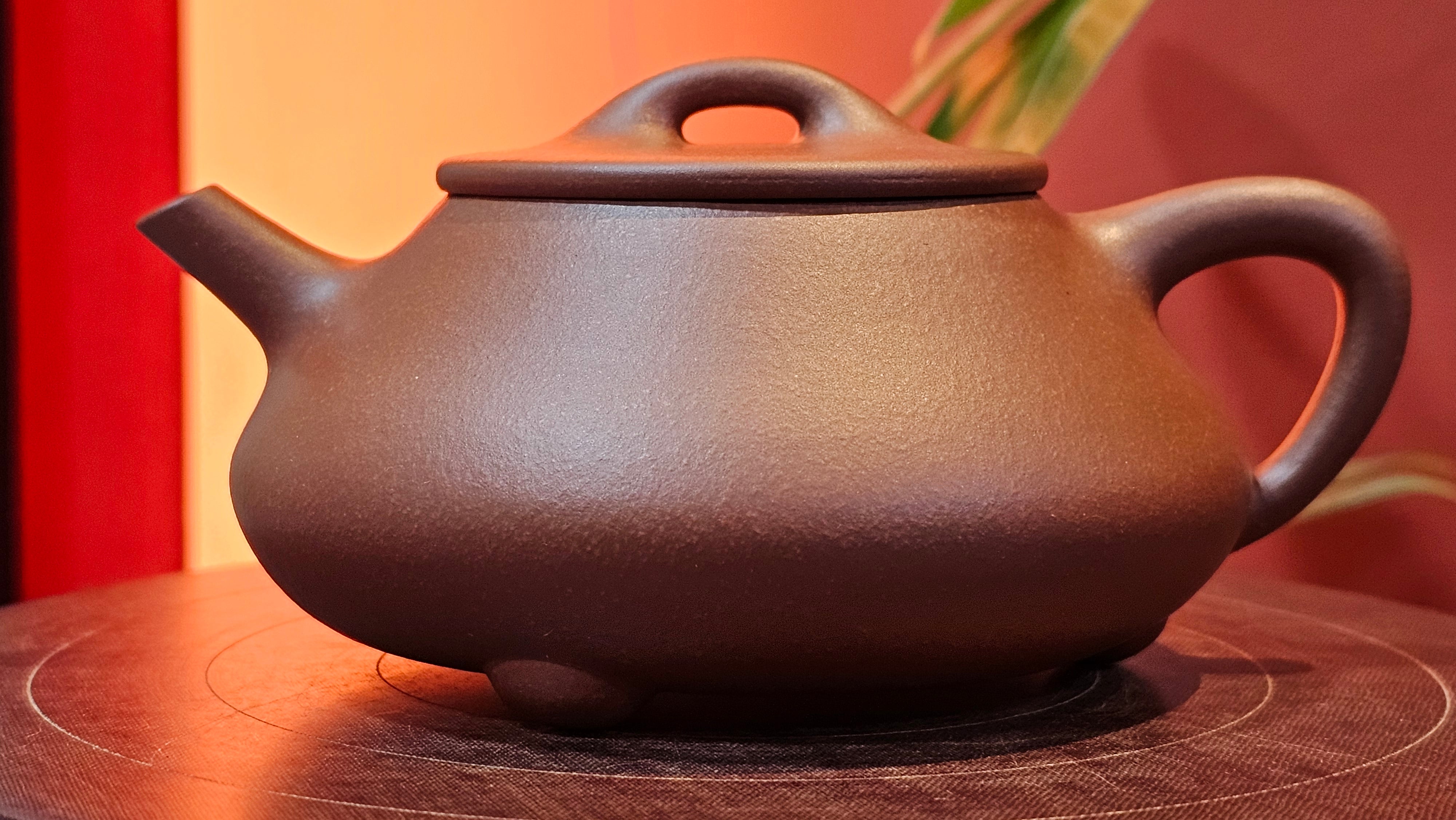 Shuo Piao 硕瓢, 227.5ml, Zi Ni 紫泥, by our Collaborative Craftsman Chen Huan 陈欢 ~ Congratulations to Ms Z., 0030hrs 11th June 2025, Hoboken, NJ.