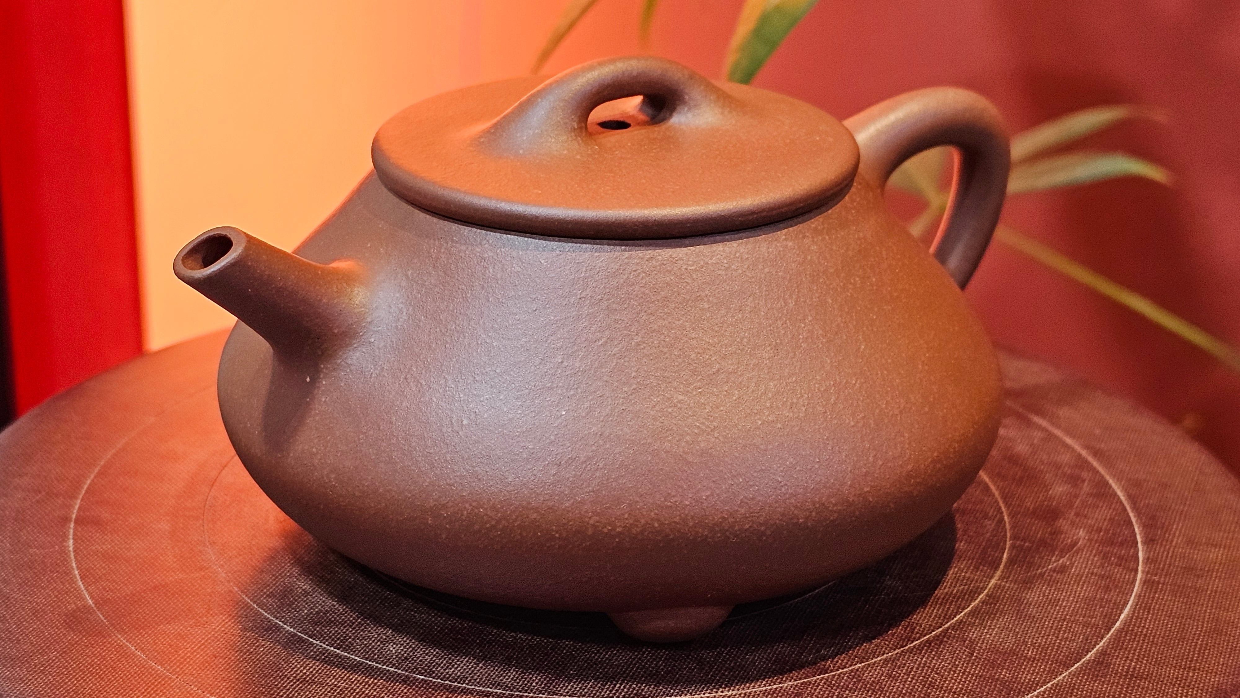 Shuo Piao 硕瓢, 227.5ml, Zi Ni 紫泥, by our Collaborative Craftsman Chen Huan 陈欢 ~ Congratulations to Ms Z., 0030hrs 11th June 2025, Hoboken, NJ.