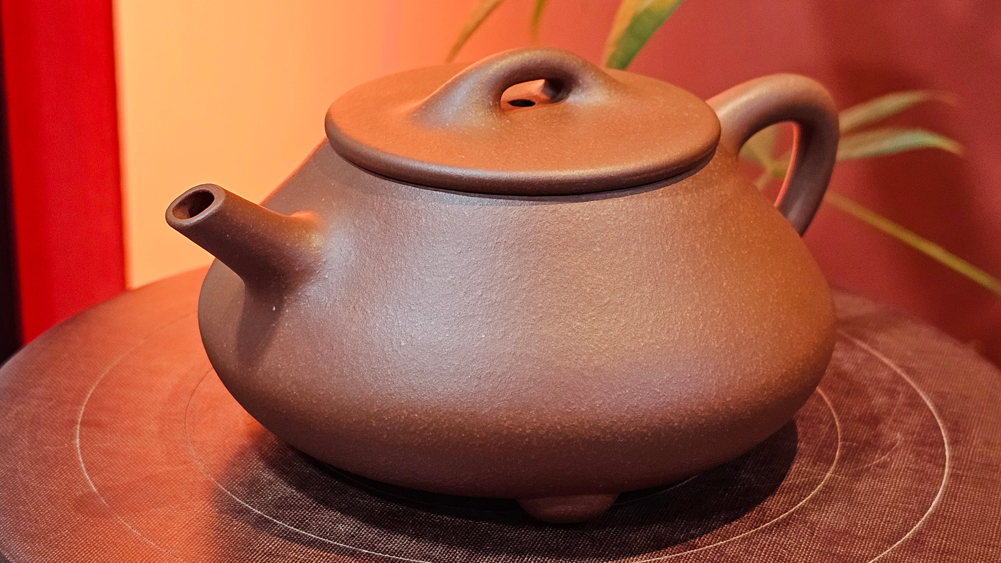 Shuo Piao 硕瓢, 227.5ml, Zi Ni 紫泥, by our Collaborative Craftsman Chen Huan 陈欢 ~ Congratulations to Ms Z., 0030hrs 11th June 2025, Hoboken, NJ.