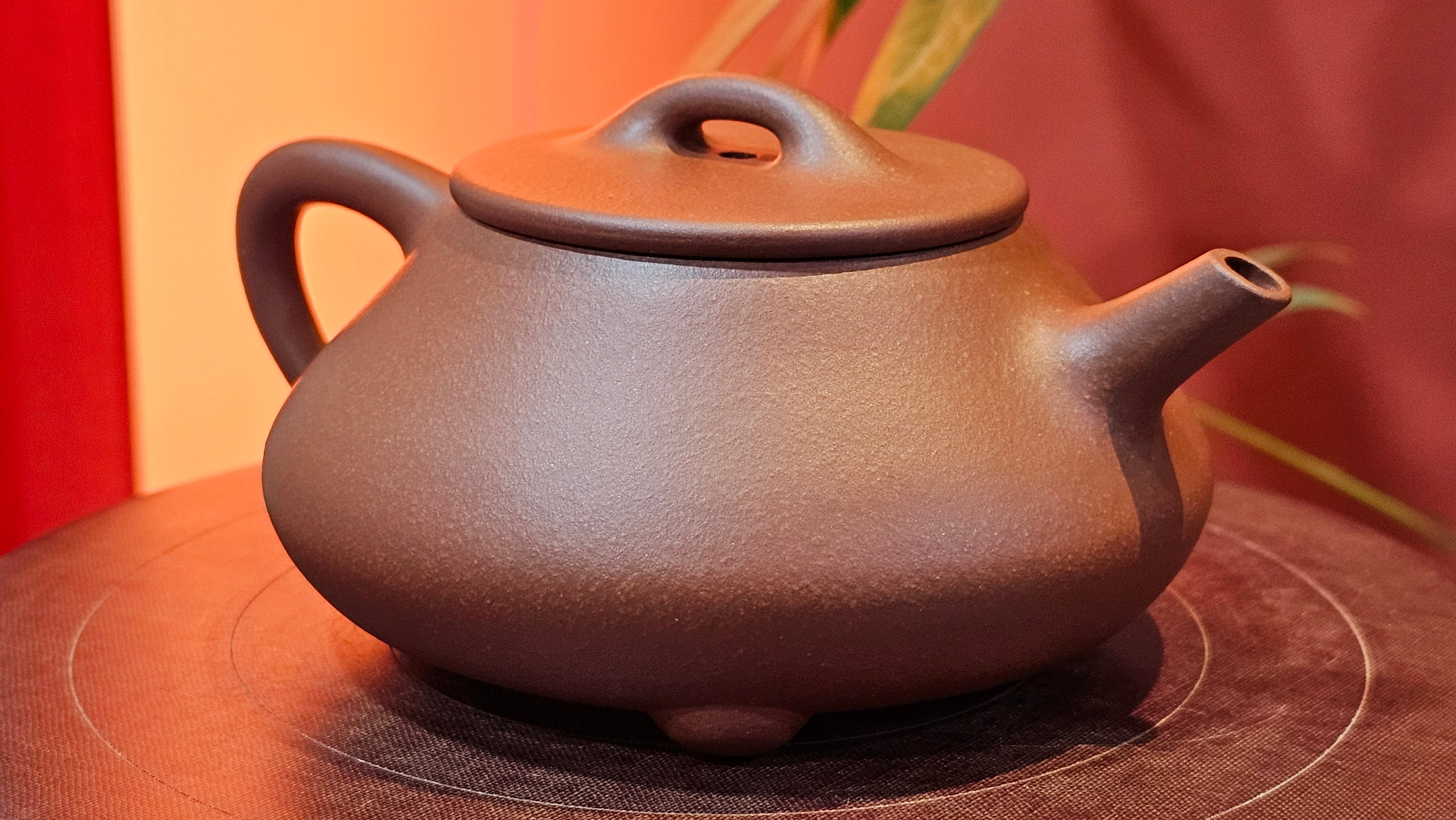 Shuo Piao 硕瓢, 227.5ml, Zi Ni 紫泥, by our Collaborative Craftsman Chen Huan 陈欢 ~ Congratulations to Ms Z., 0030hrs 11th June 2025, Hoboken, NJ.