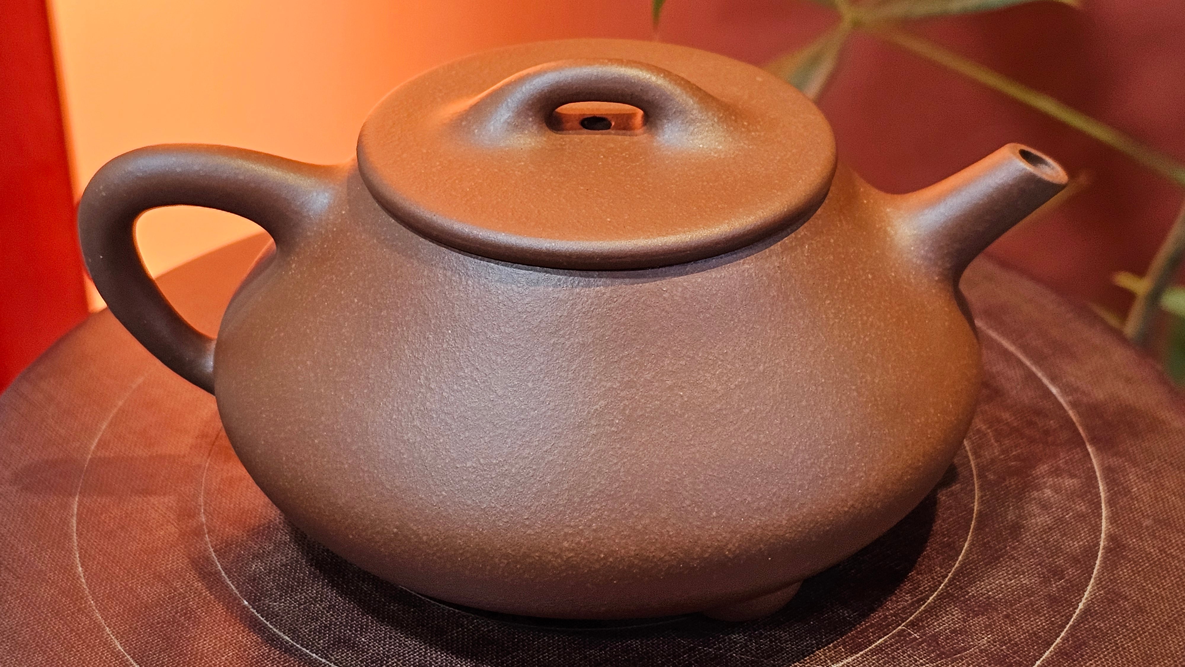 Shuo Piao 硕瓢, 227.5ml, Zi Ni 紫泥, by our Collaborative Craftsman Chen Huan 陈欢 ~ Congratulations to Ms Z., 0030hrs 11th June 2025, Hoboken, NJ.