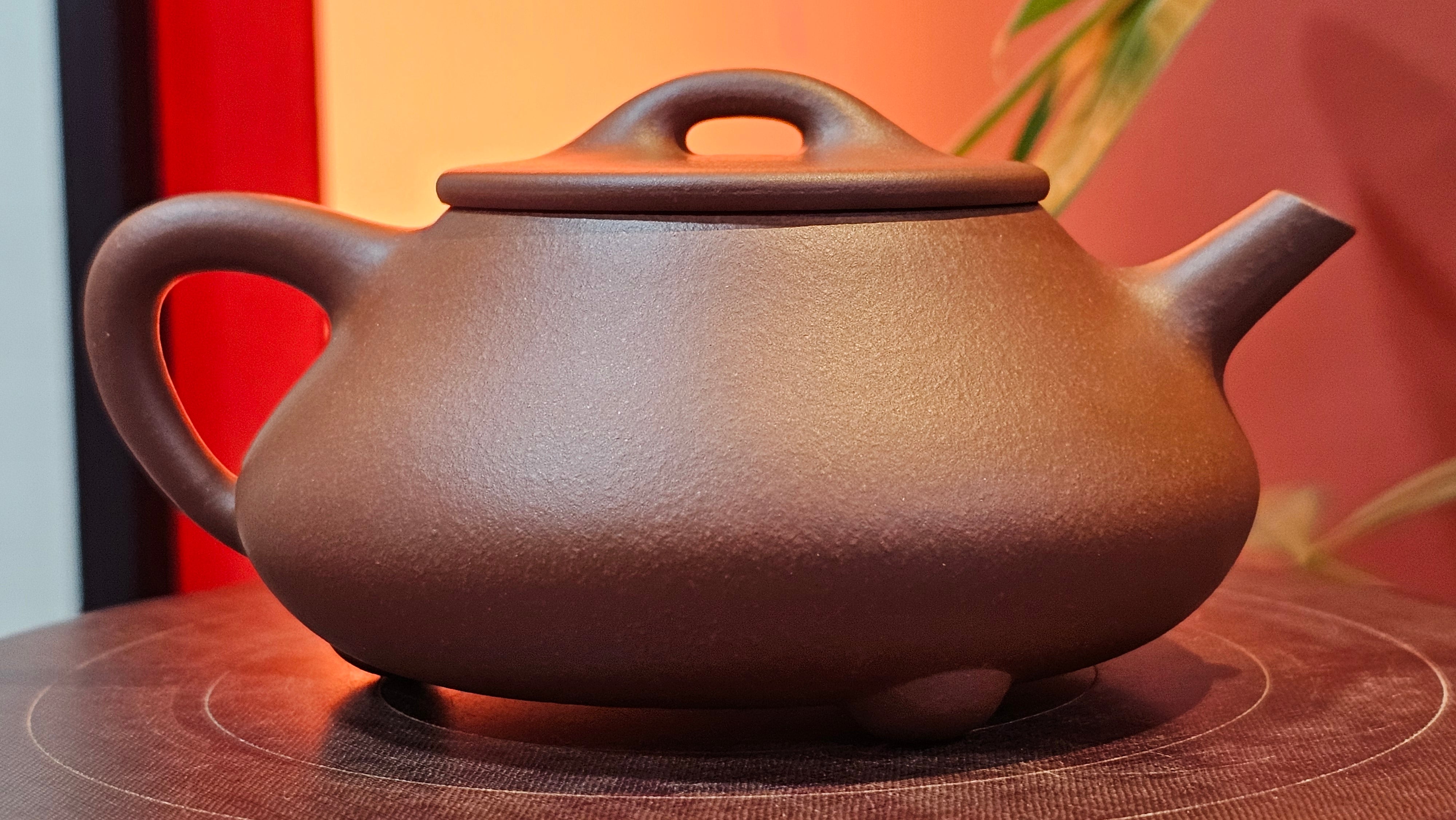 Shuo Piao 硕瓢, 227.5ml, Zi Ni 紫泥, by our Collaborative Craftsman Chen Huan 陈欢 ~ Congratulations to Ms Z., 0030hrs 11th June 2025, Hoboken, NJ.