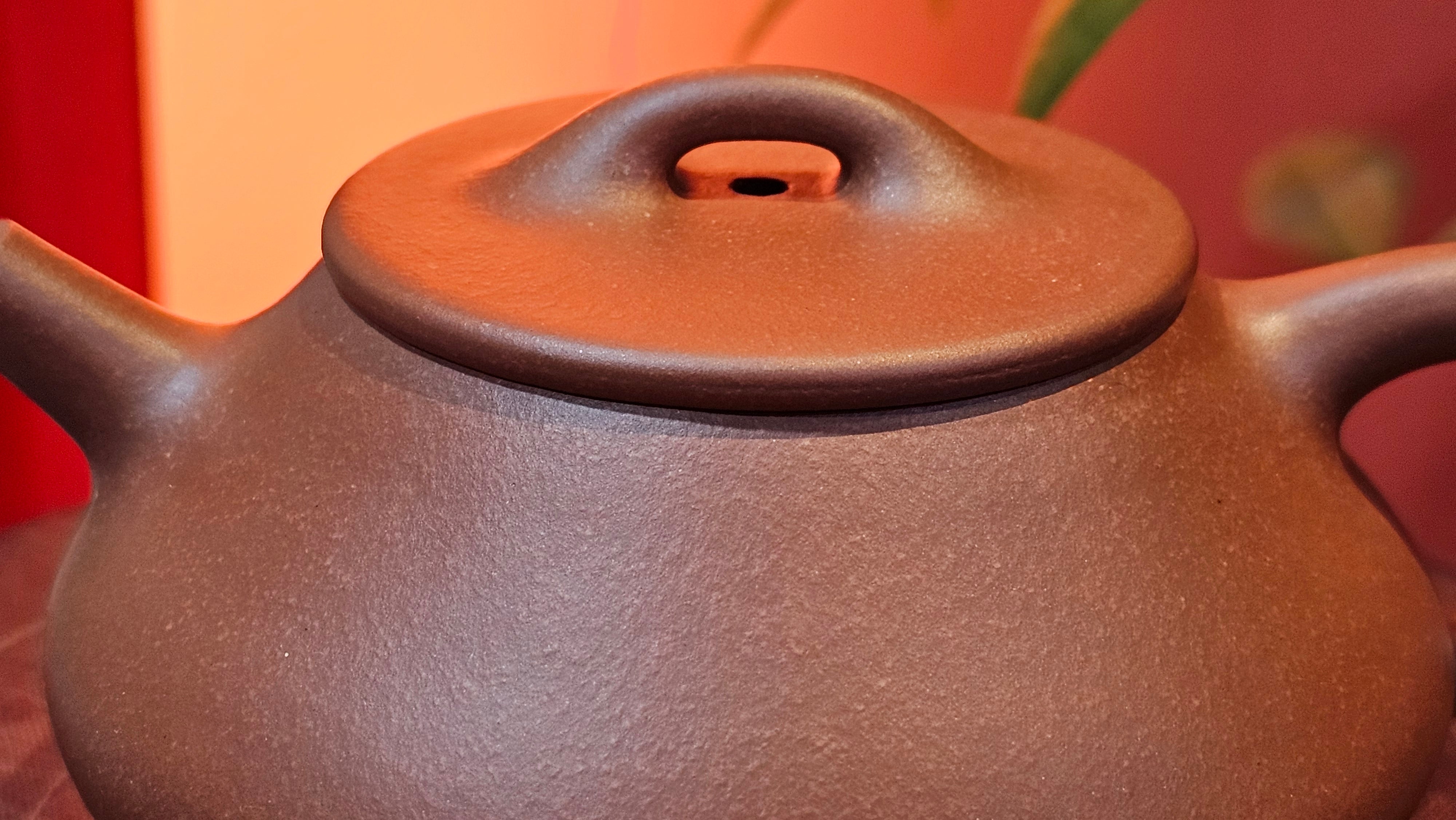 Shuo Piao 硕瓢, 227.5ml, Zi Ni 紫泥, by our Collaborative Craftsman Chen Huan 陈欢 ~ Congratulations to Ms Z., 0030hrs 11th June 2025, Hoboken, NJ.