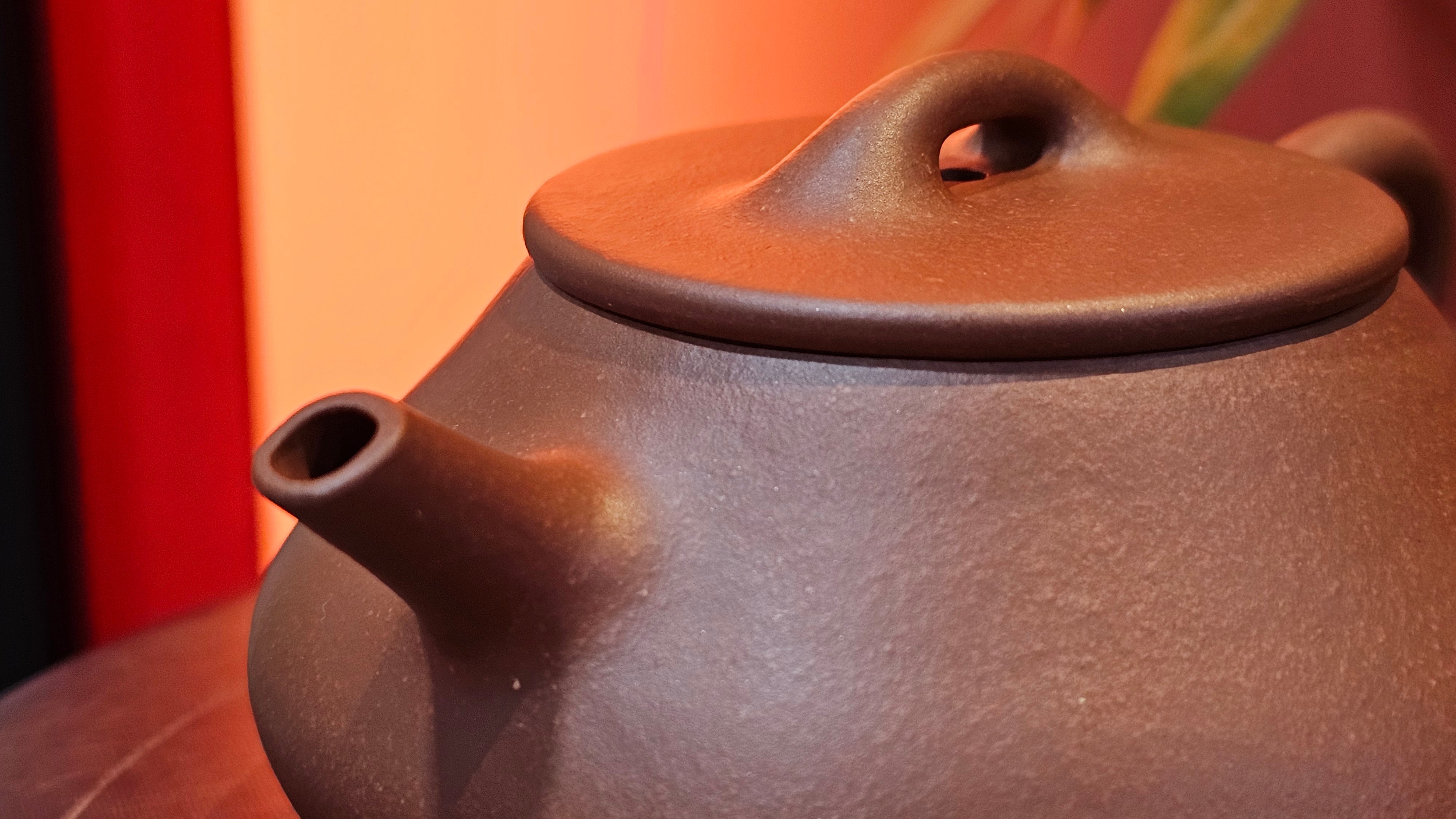 Shuo Piao 硕瓢, 227.5ml, Zi Ni 紫泥, by our Collaborative Craftsman Chen Huan 陈欢 ~ Congratulations to Ms Z., 0030hrs 11th June 2025, Hoboken, NJ.