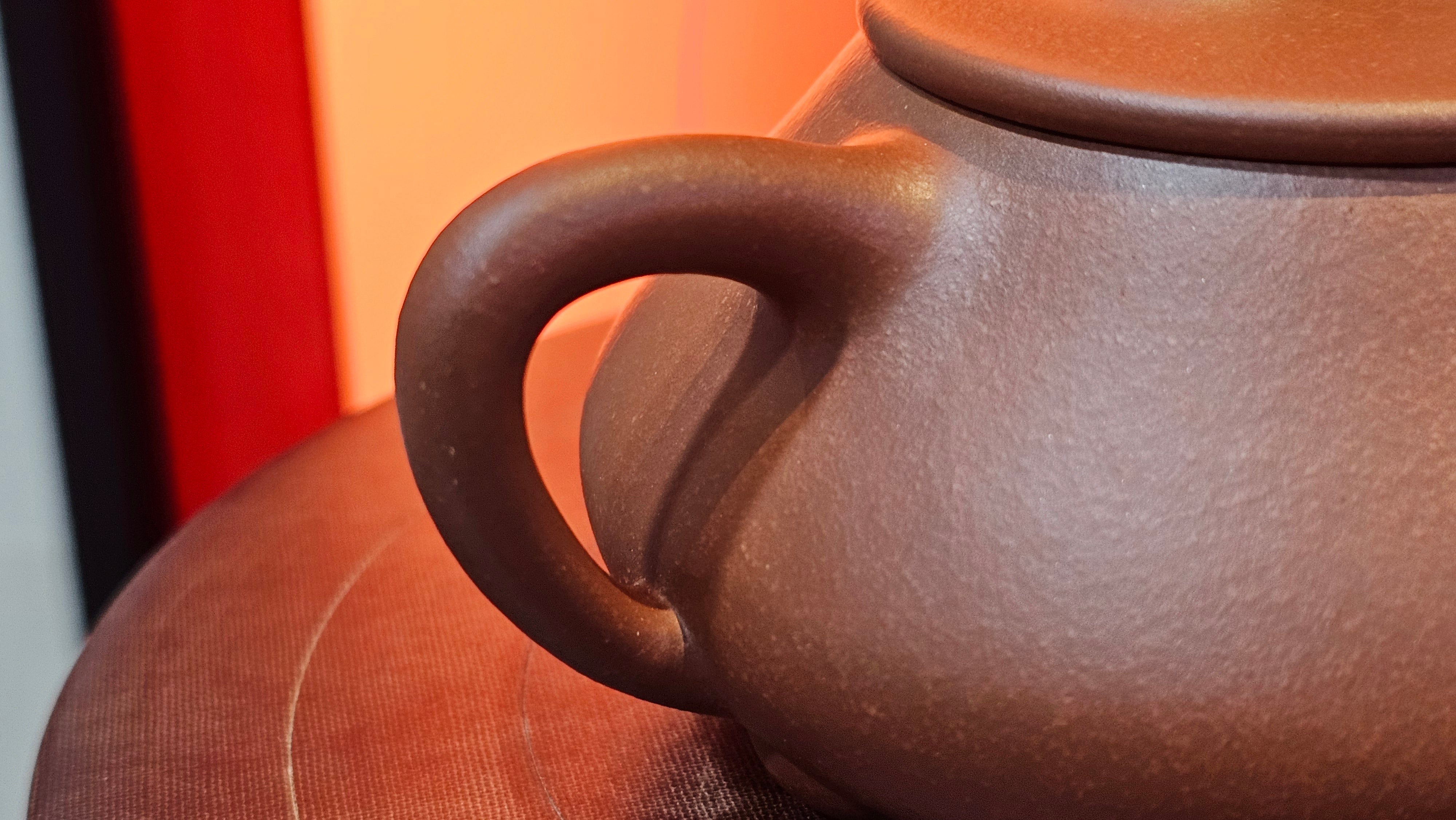 Shuo Piao 硕瓢, 227.5ml, Zi Ni 紫泥, by our Collaborative Craftsman Chen Huan 陈欢 ~ Congratulations to Ms Z., 0030hrs 11th June 2025, Hoboken, NJ.