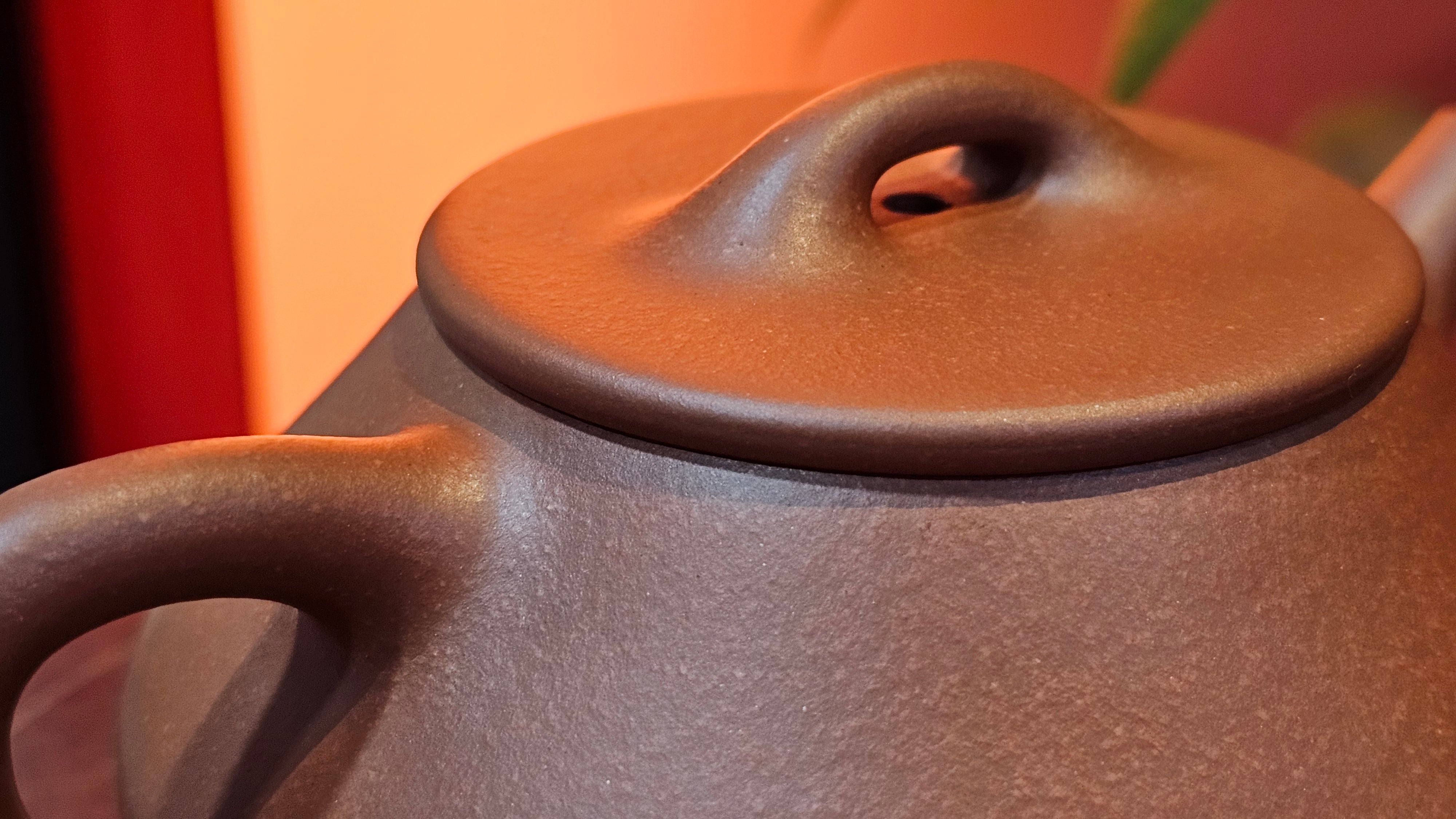 Shuo Piao 硕瓢, 227.5ml, Zi Ni 紫泥, by our Collaborative Craftsman Chen Huan 陈欢 ~ Congratulations to Ms Z., 0030hrs 11th June 2025, Hoboken, NJ.