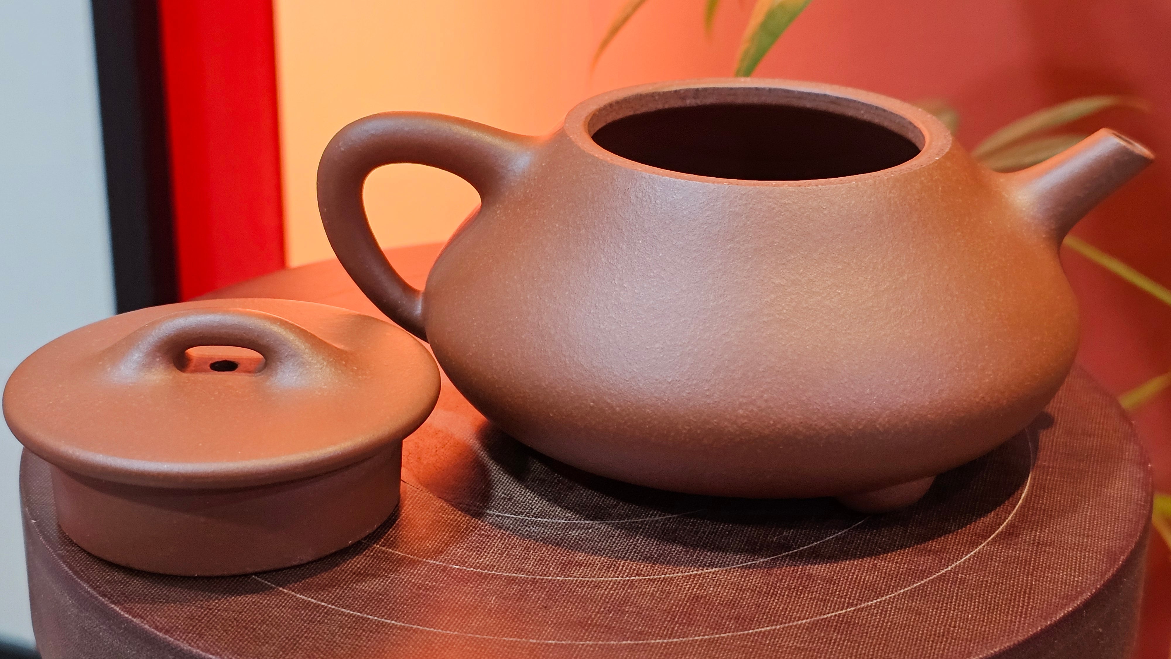 Shuo Piao 硕瓢, 227.5ml, Zi Ni 紫泥, by our Collaborative Craftsman Chen Huan 陈欢 ~ Congratulations to Ms Z., 0030hrs 11th June 2025, Hoboken, NJ.