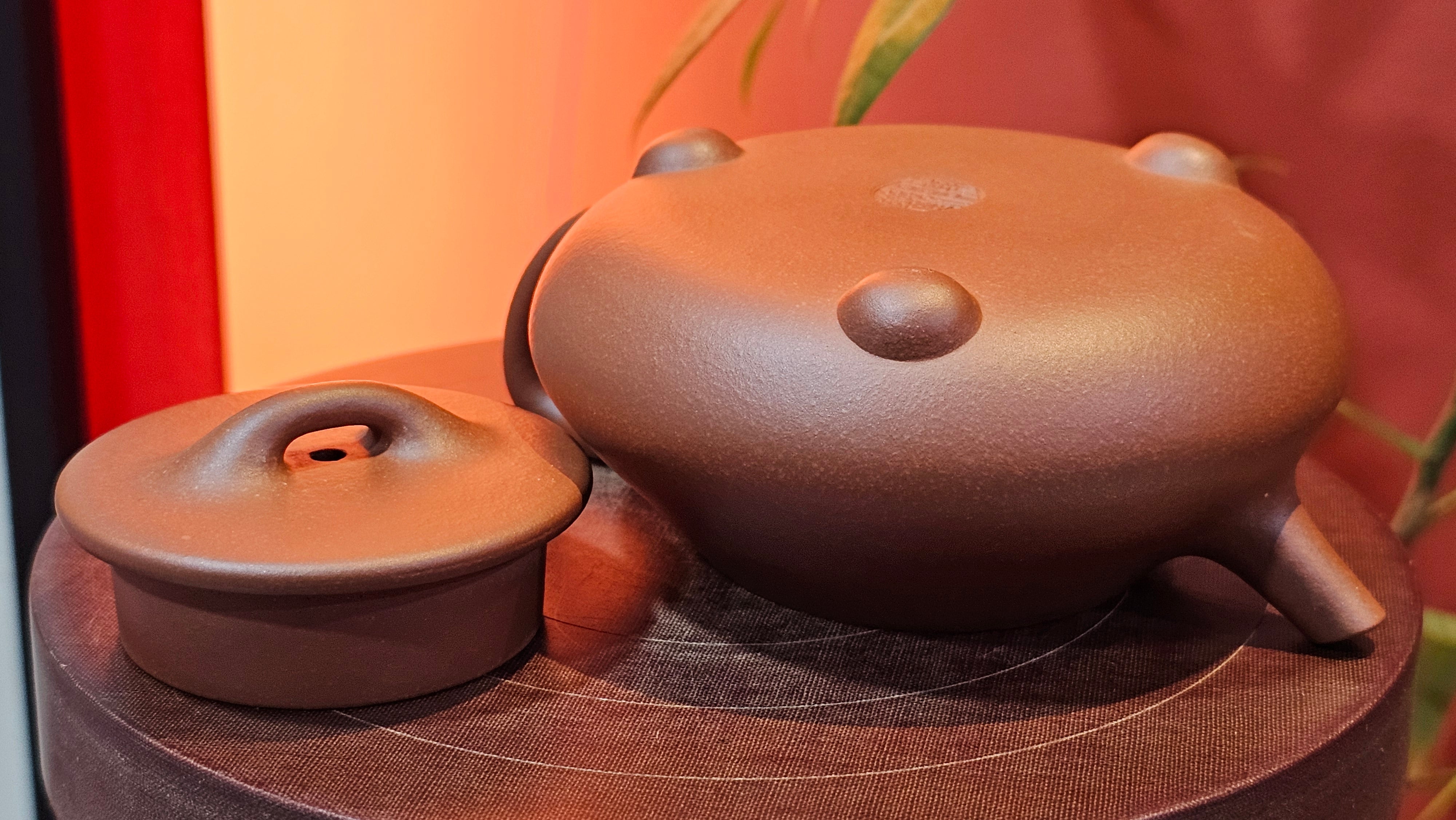 Shuo Piao 硕瓢, 227.5ml, Zi Ni 紫泥, by our Collaborative Craftsman Chen Huan 陈欢 ~ Congratulations to Ms Z., 0030hrs 11th June 2025, Hoboken, NJ.