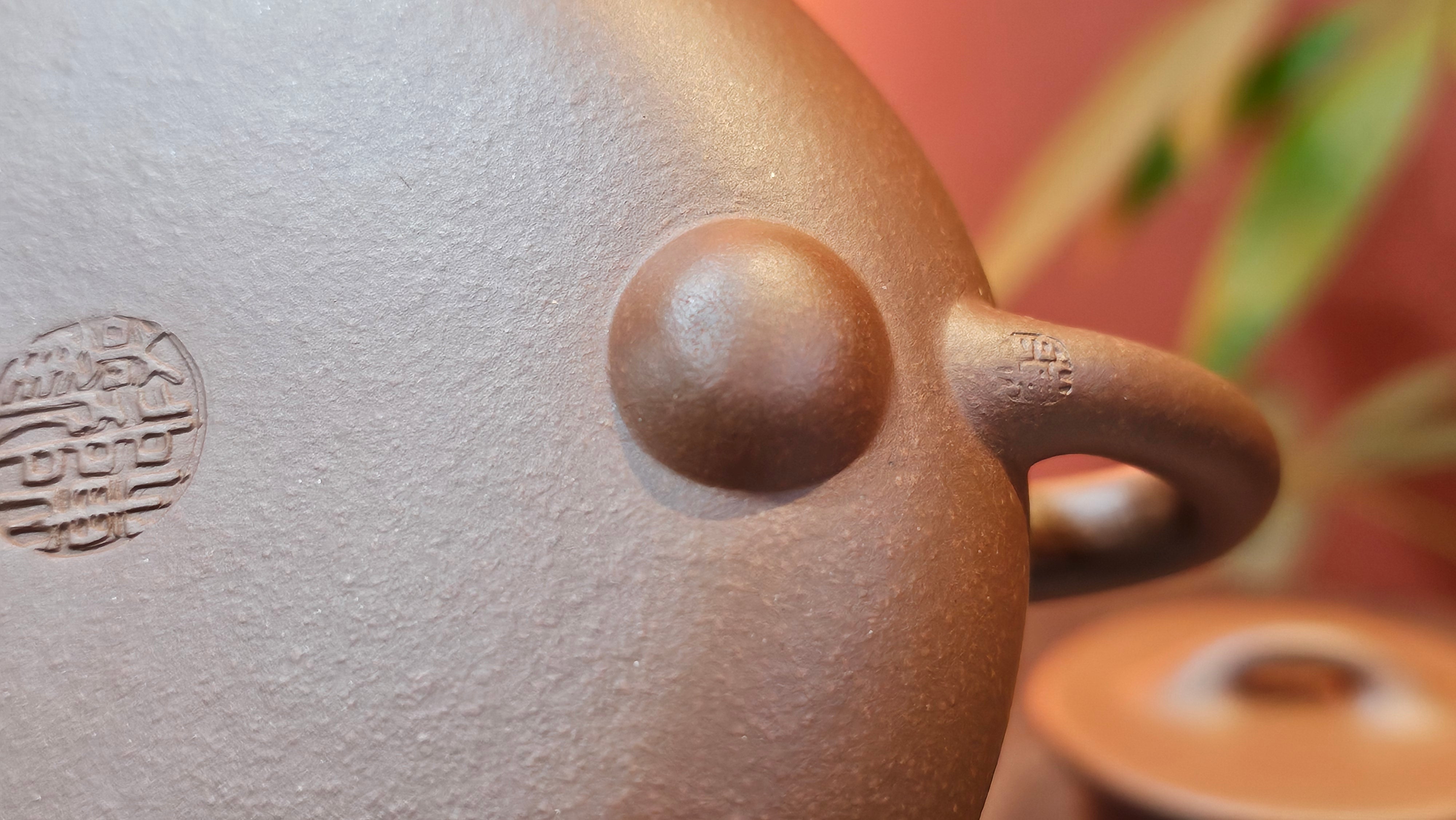 Shuo Piao 硕瓢, 227.5ml, Zi Ni 紫泥, by our Collaborative Craftsman Chen Huan 陈欢 ~ Congratulations to Ms Z., 0030hrs 11th June 2025, Hoboken, NJ.