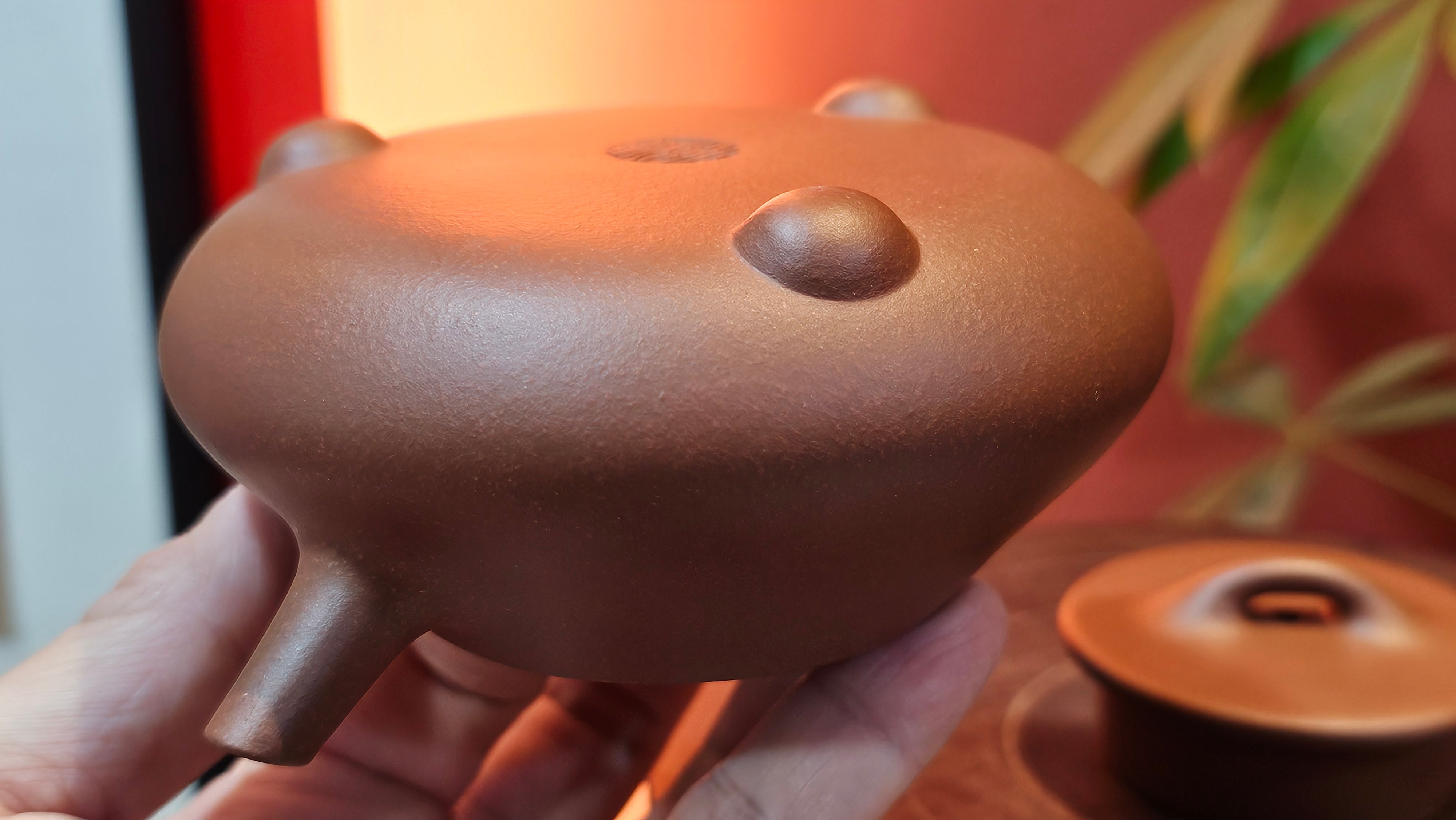 Shuo Piao 硕瓢, 227.5ml, Zi Ni 紫泥, by our Collaborative Craftsman Chen Huan 陈欢 ~ Congratulations to Ms Z., 0030hrs 11th June 2025, Hoboken, NJ.