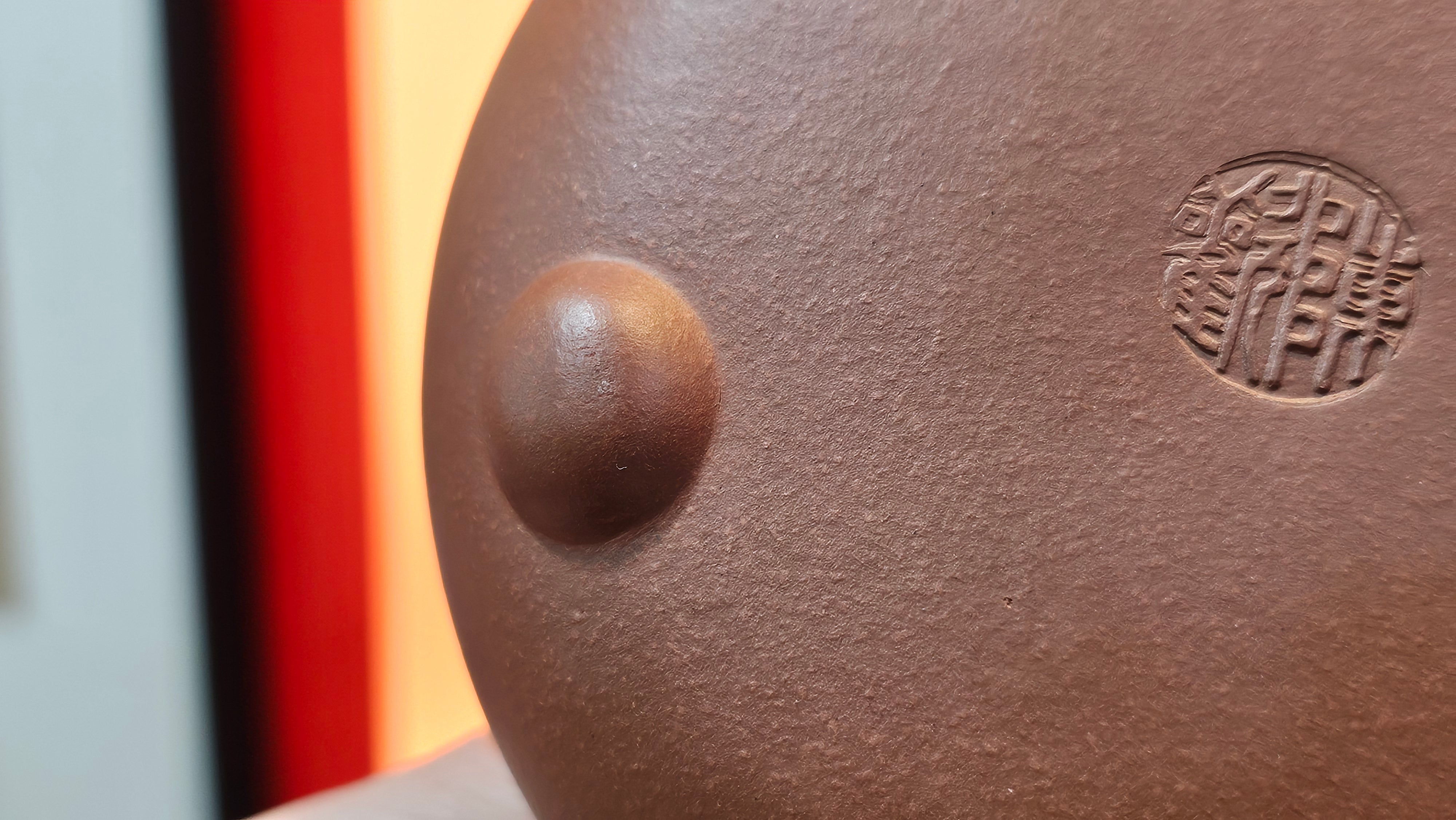 Shuo Piao 硕瓢, 227.5ml, Zi Ni 紫泥, by our Collaborative Craftsman Chen Huan 陈欢 ~ Congratulations to Ms Z., 0030hrs 11th June 2025, Hoboken, NJ.